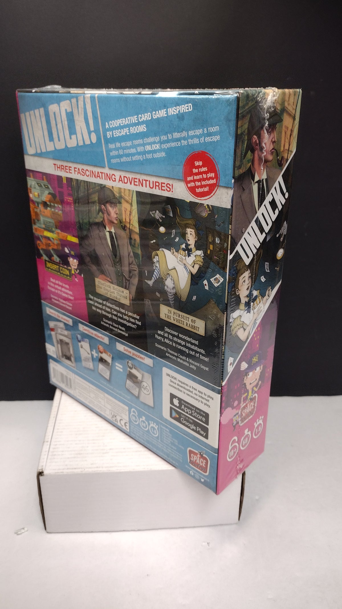 Unlock! Heroic Adventures Escape Room Board Game 3-in-1 Box Set New Sealed