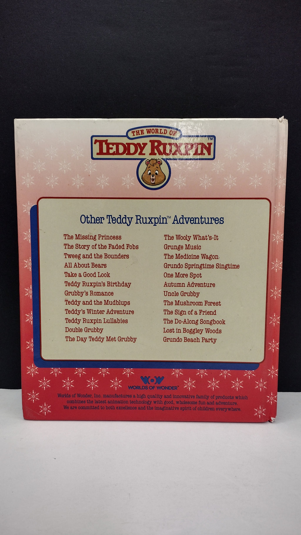 Vintage 1985 Teddy Ruxpin Hardcover 8-Book Storybook Lot (Worlds of Wonder) – Books Only, No Cassettes