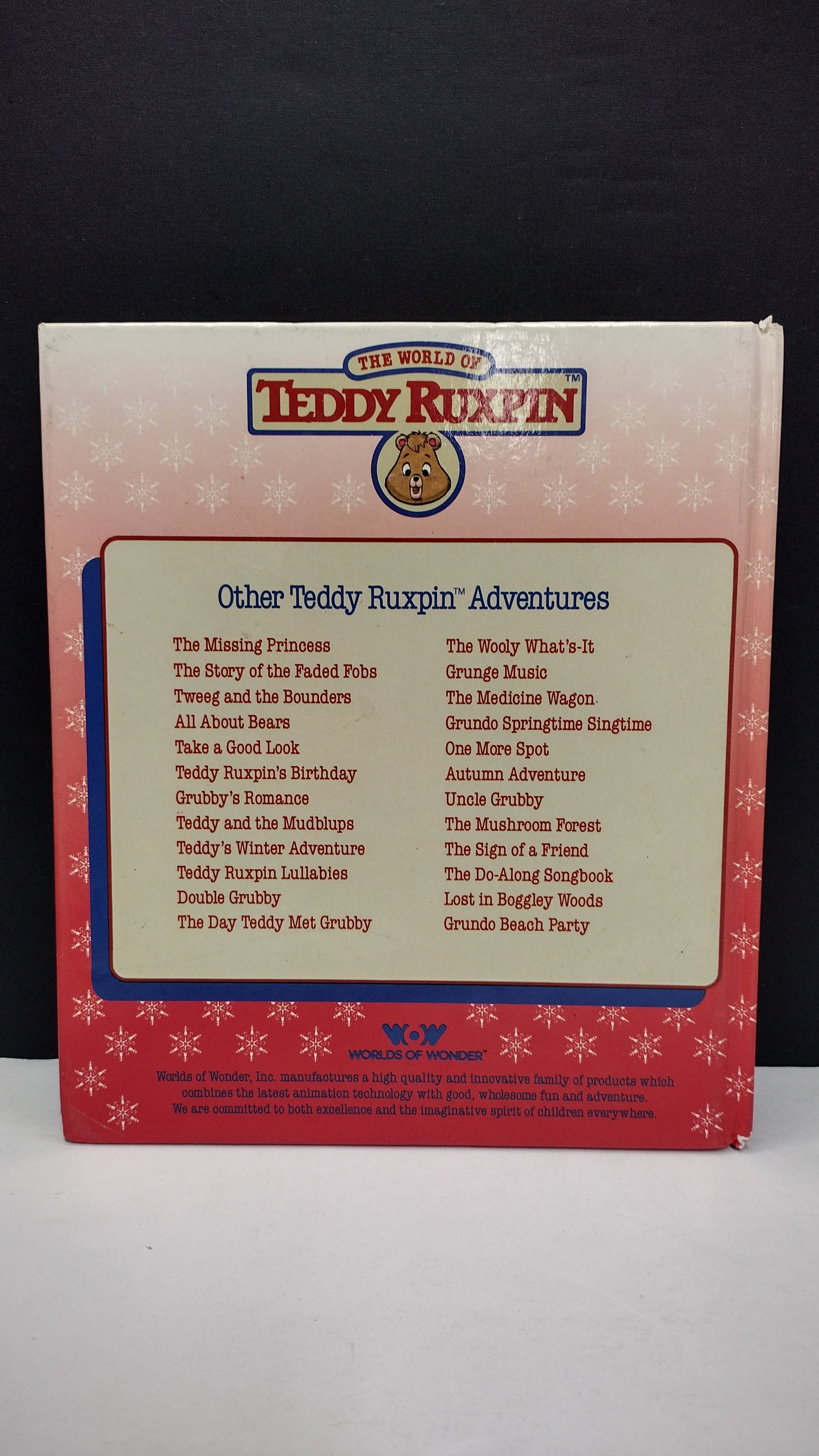 Vintage 1985 Teddy Ruxpin Hardcover 8-Book Storybook Lot (Worlds of Wonder) – Books Only, No Cassettes