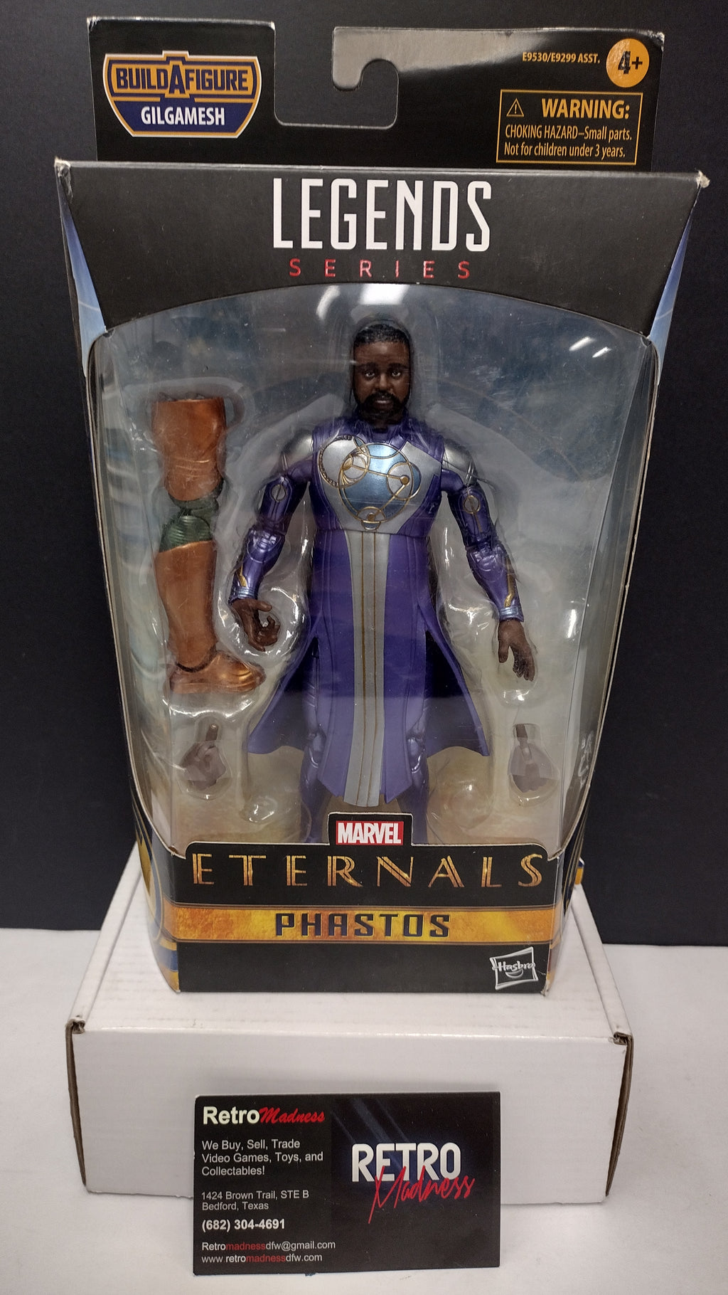 Hasbro Marvel Legends Eternals Phastos Gilgamesh BAF Sealed
