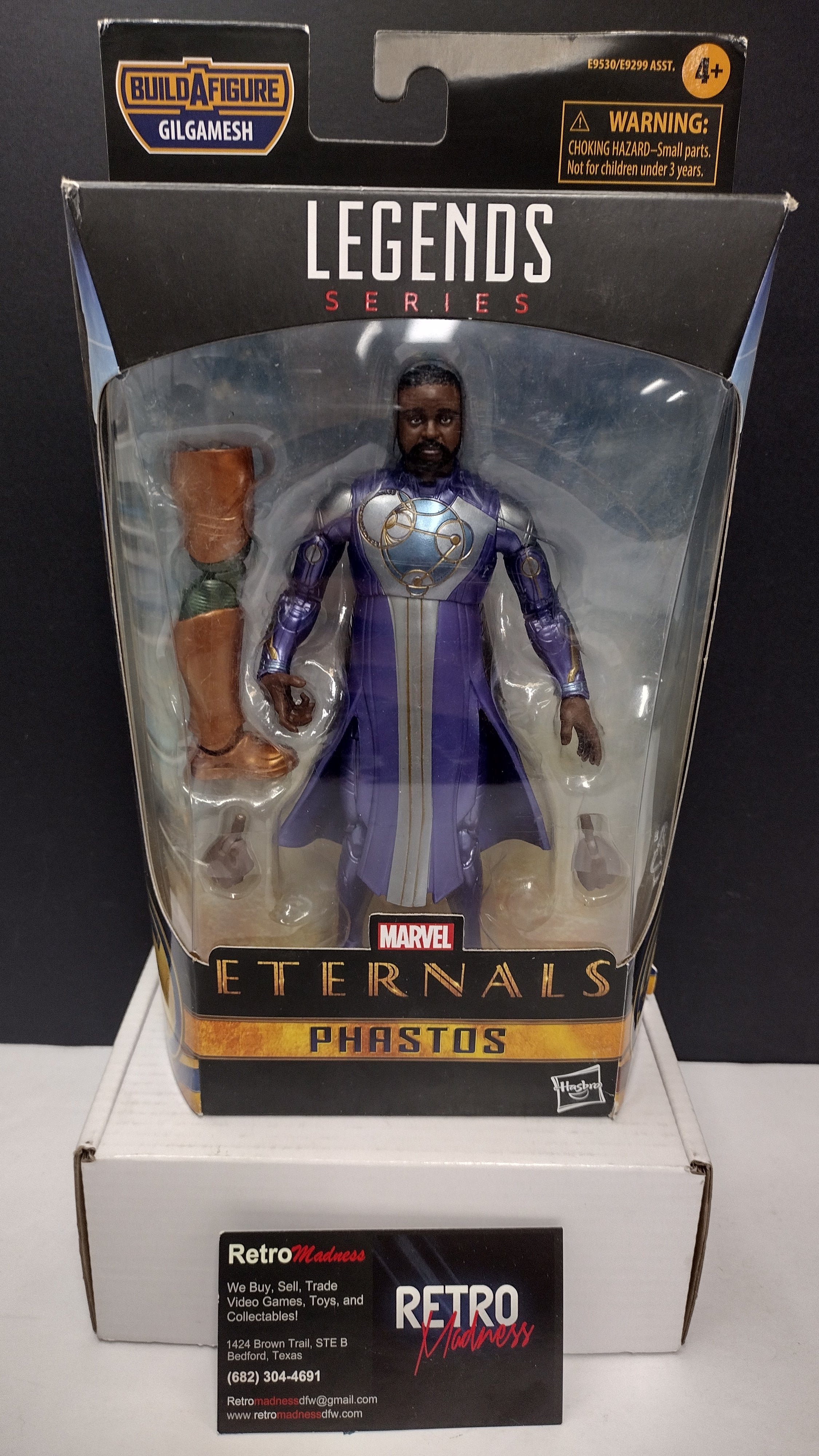 Hasbro Marvel Legends Eternals Phastos Gilgamesh BAF Sealed