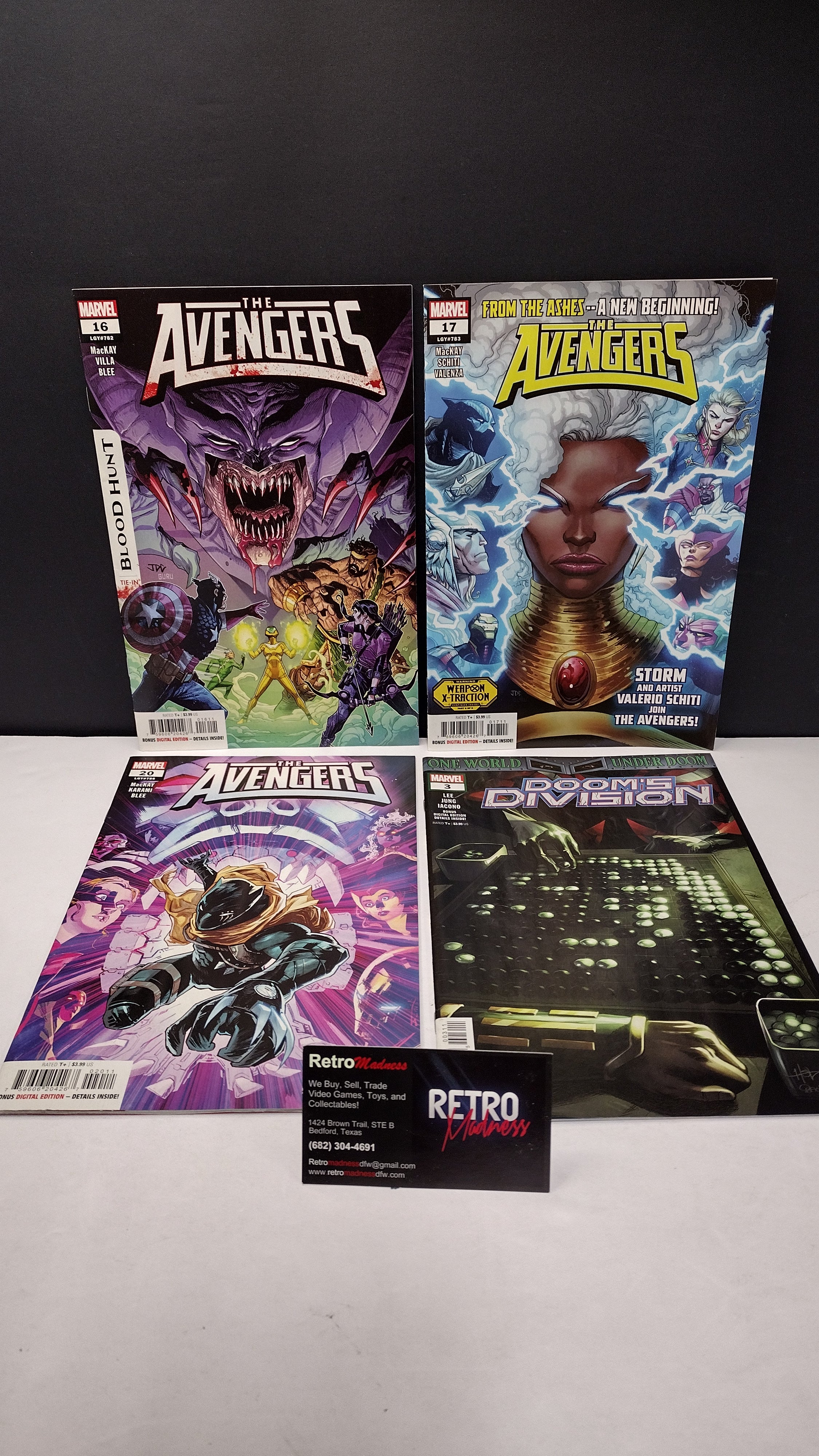 Marvel Comics Modern Era Lot – 4 Book Set - Lot V (Brand New / Unread)