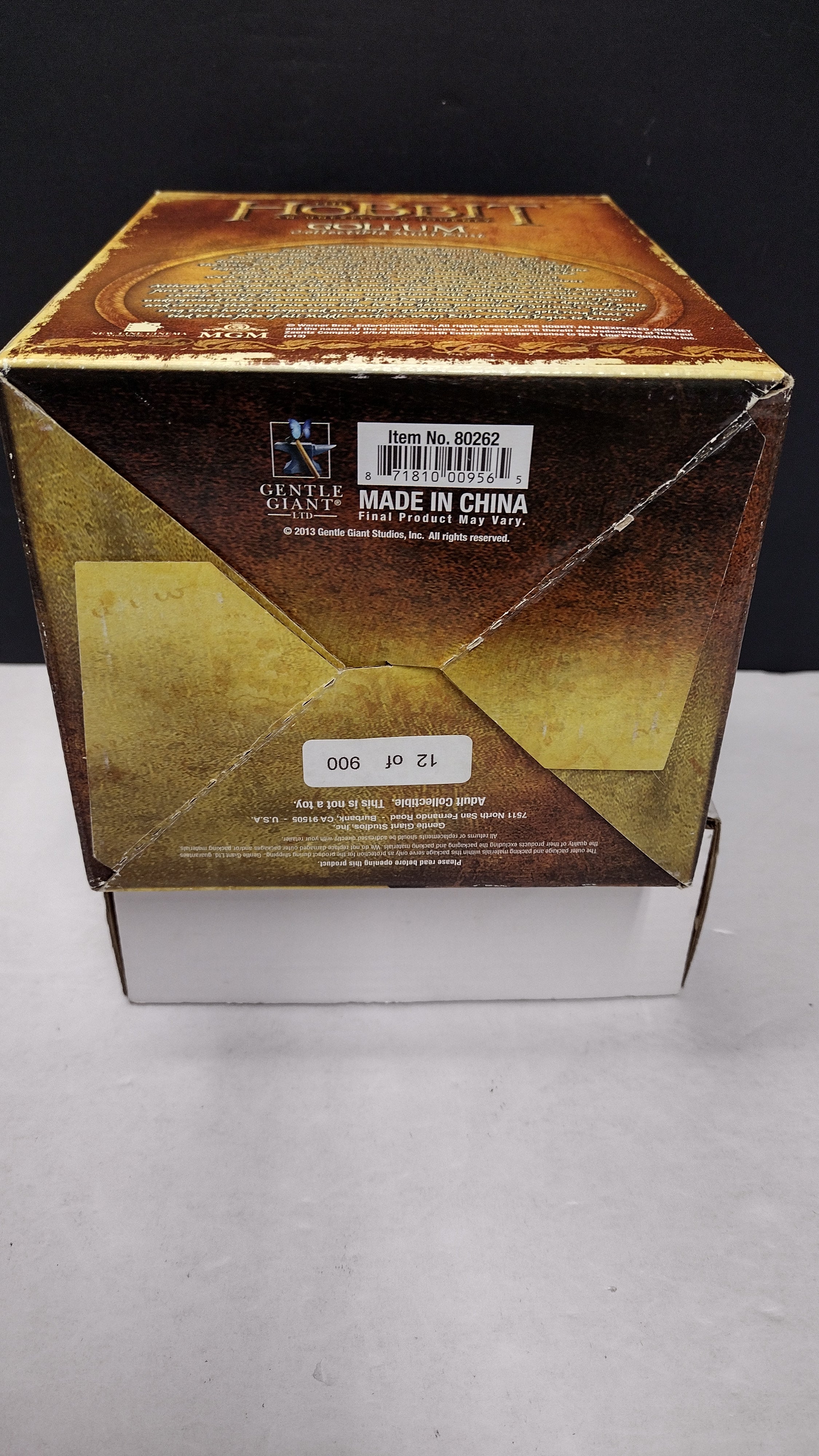 Gentle Giant Lord of the Rings / The Hobbit Gollum Mini-Bust (Limited Edition #260 of 900 - Great Condition)