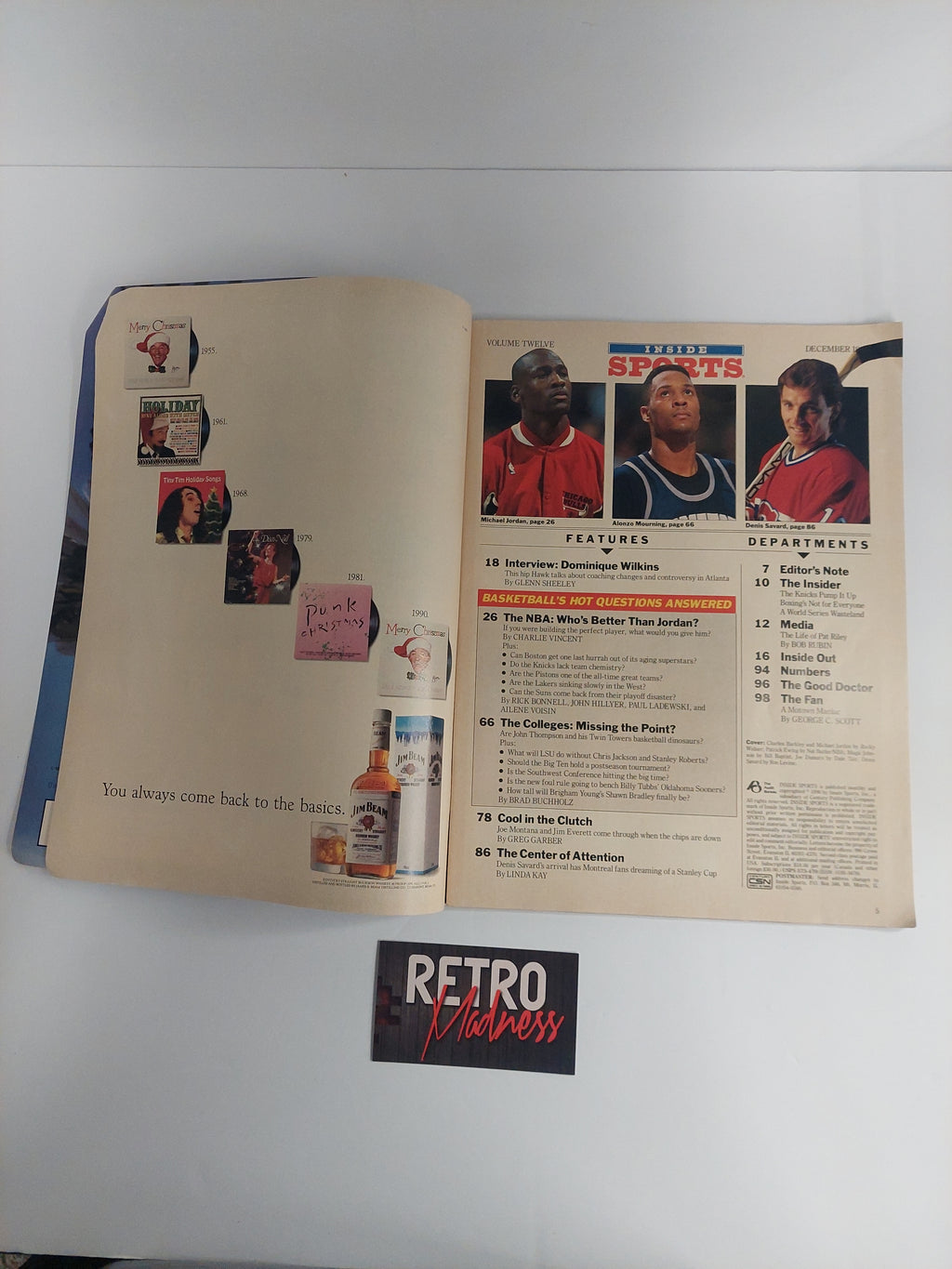 Vintage December 1990 Inside Sports Magazine