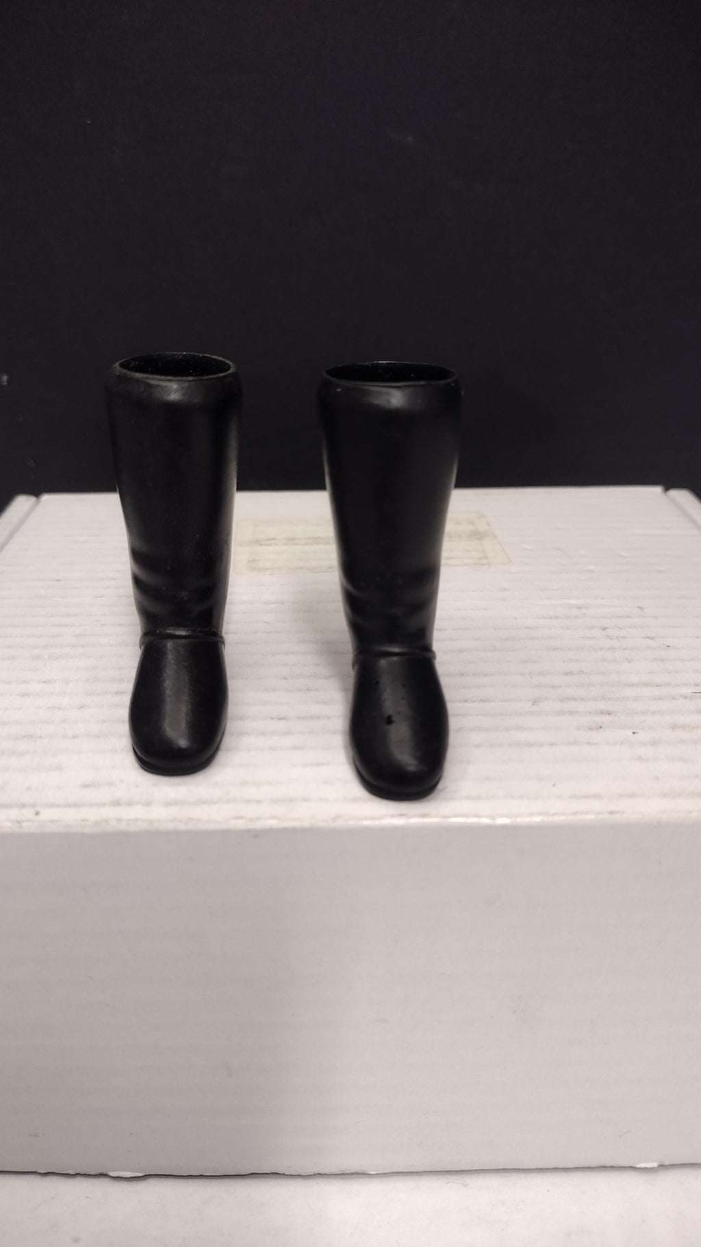 1973 Gabriel Lone Ranger Vintage Black Boots Pair Action Figure Gear