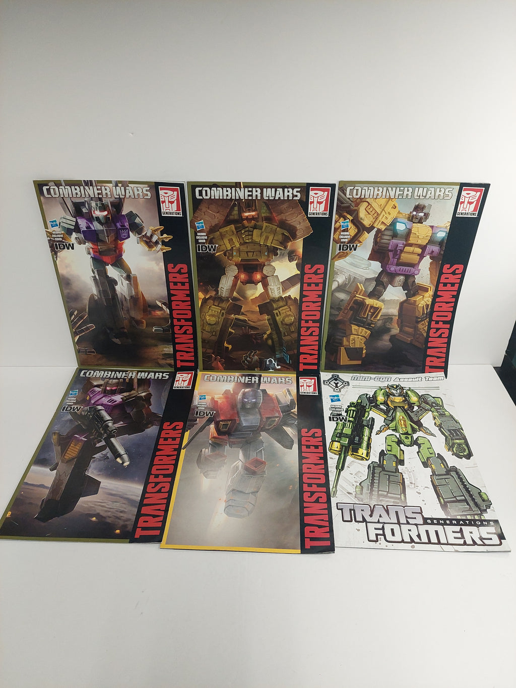 Transformers Generations Combiner Wars IDW Comic Book Lot