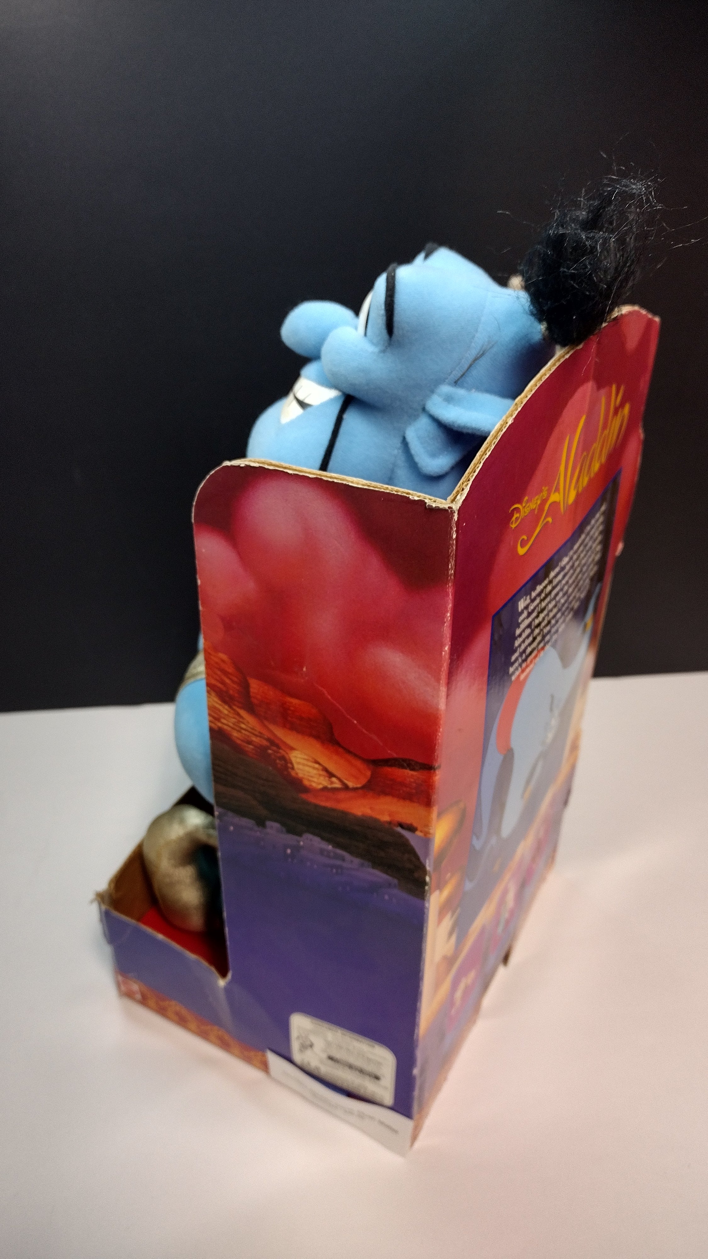 Disney’s Aladdin: The Genie 15" Plush – Mattel 1992