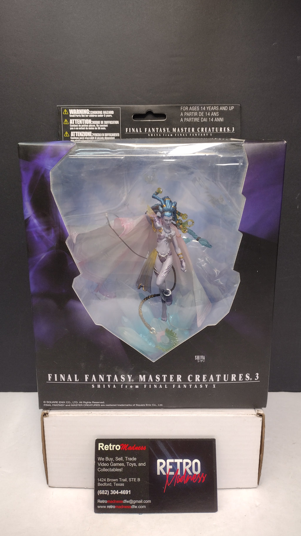 Final Fantasy Master Creatures Vol 3 Shiva FFX Figure Japanese Import
