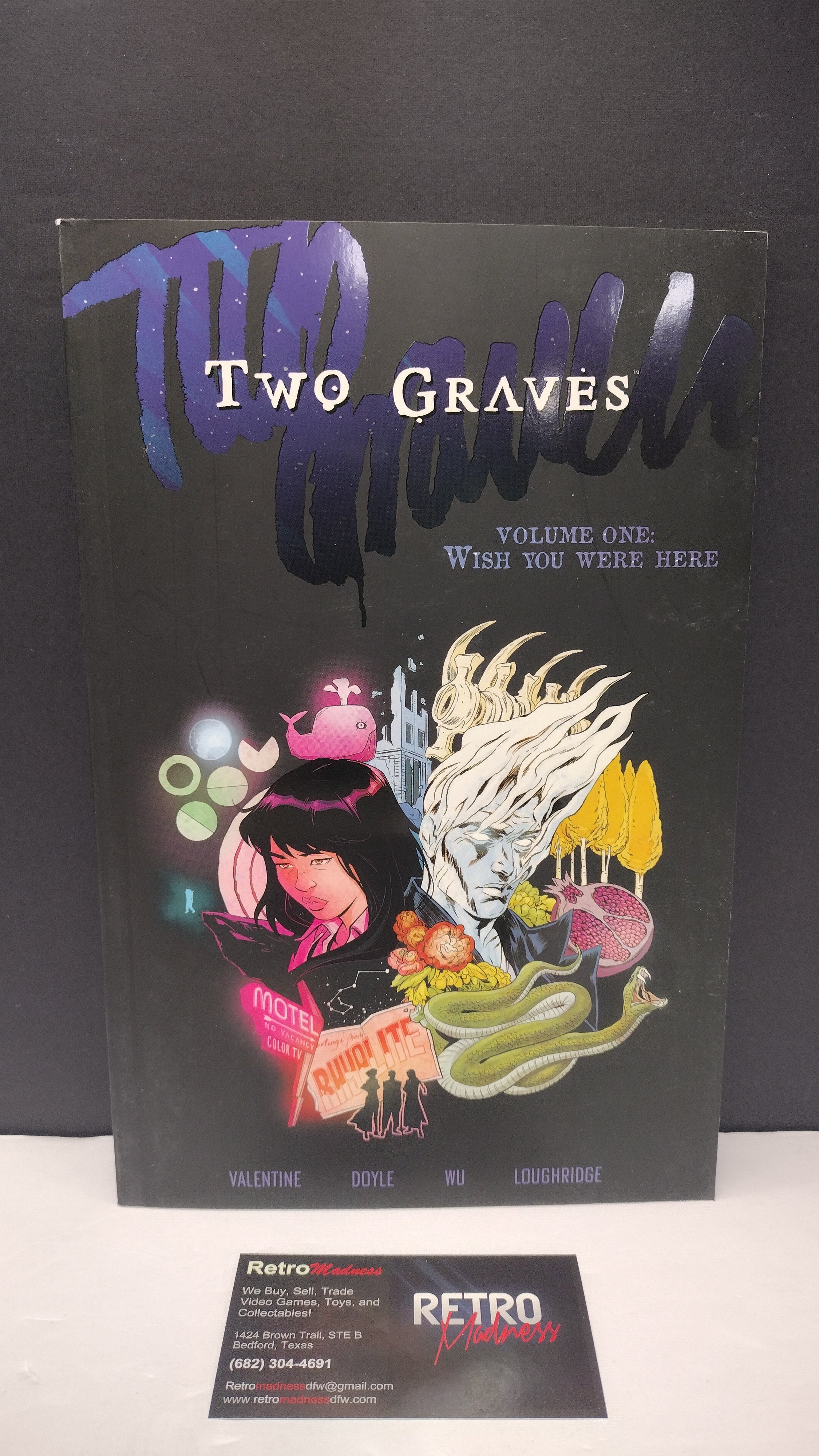 (MATURE) Two Graves Volume 1: Wish You Were Here by Genevieve Valentine – New Paperback