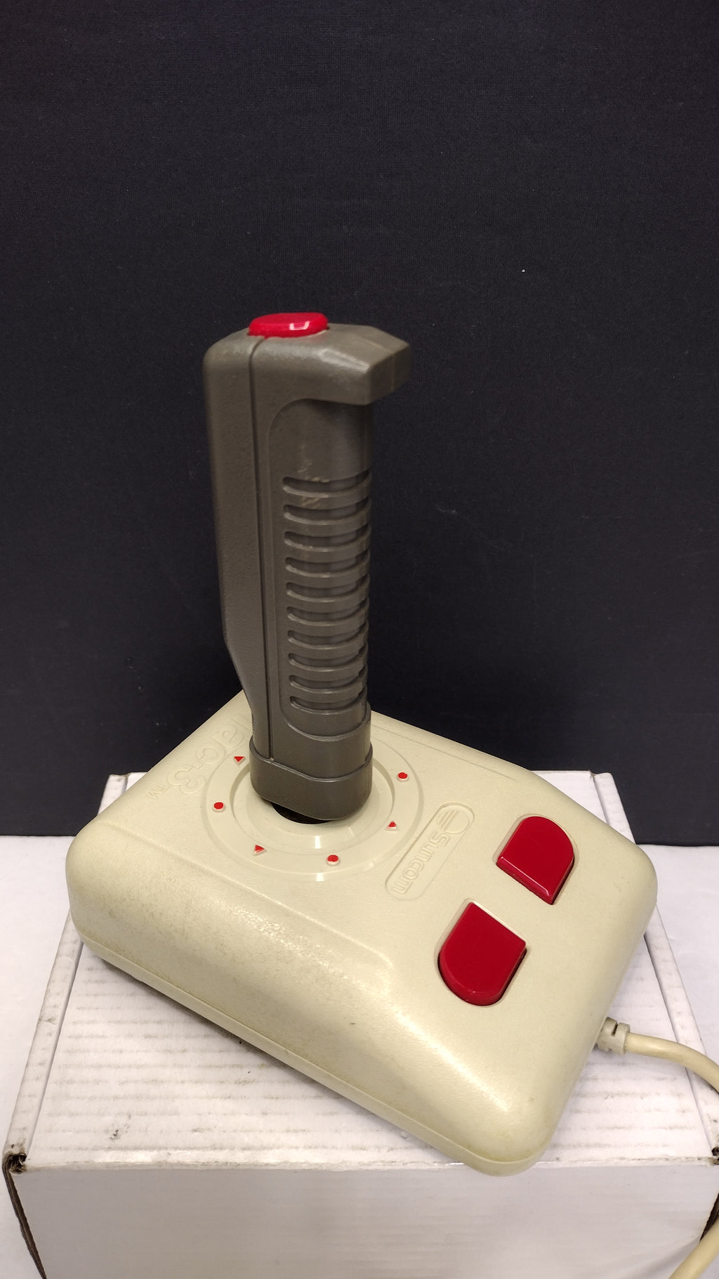Suncom Tac-3 Joystick Controller Commodore 64 Amiga Atari Untested