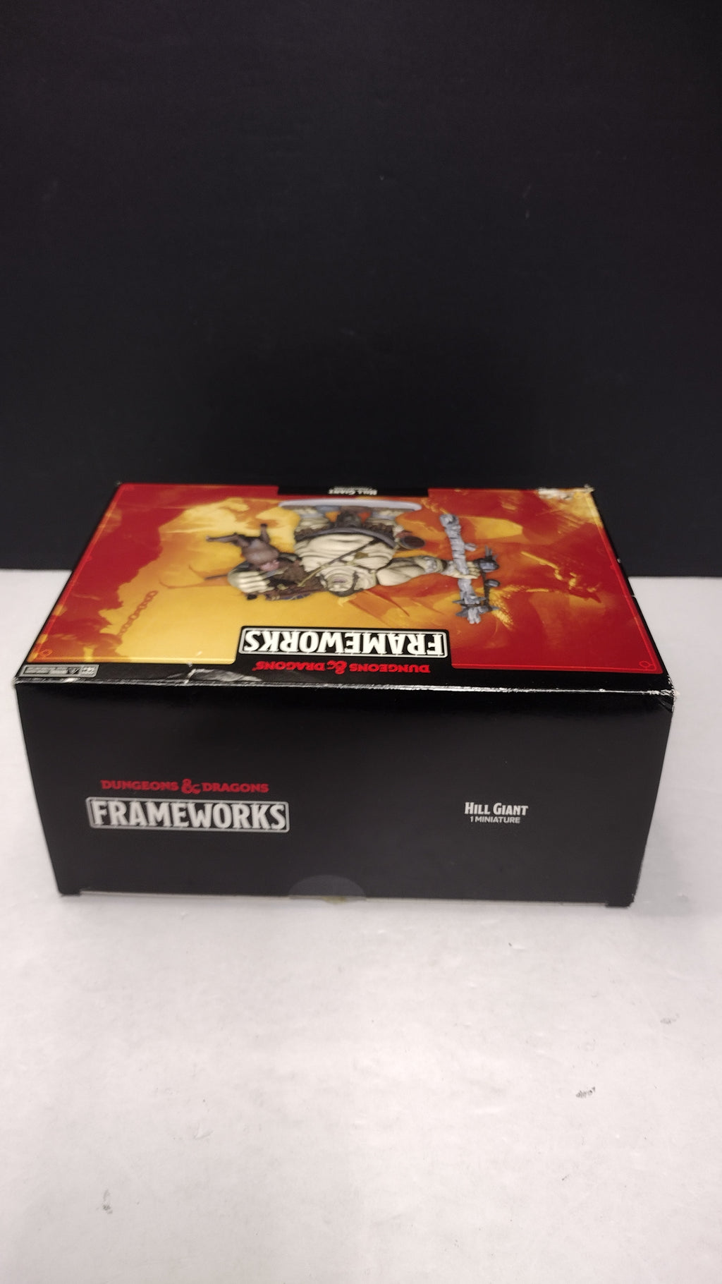 D&D Frameworks Hill Giant Unpainted Model Kit WizKids Open Box Sealed