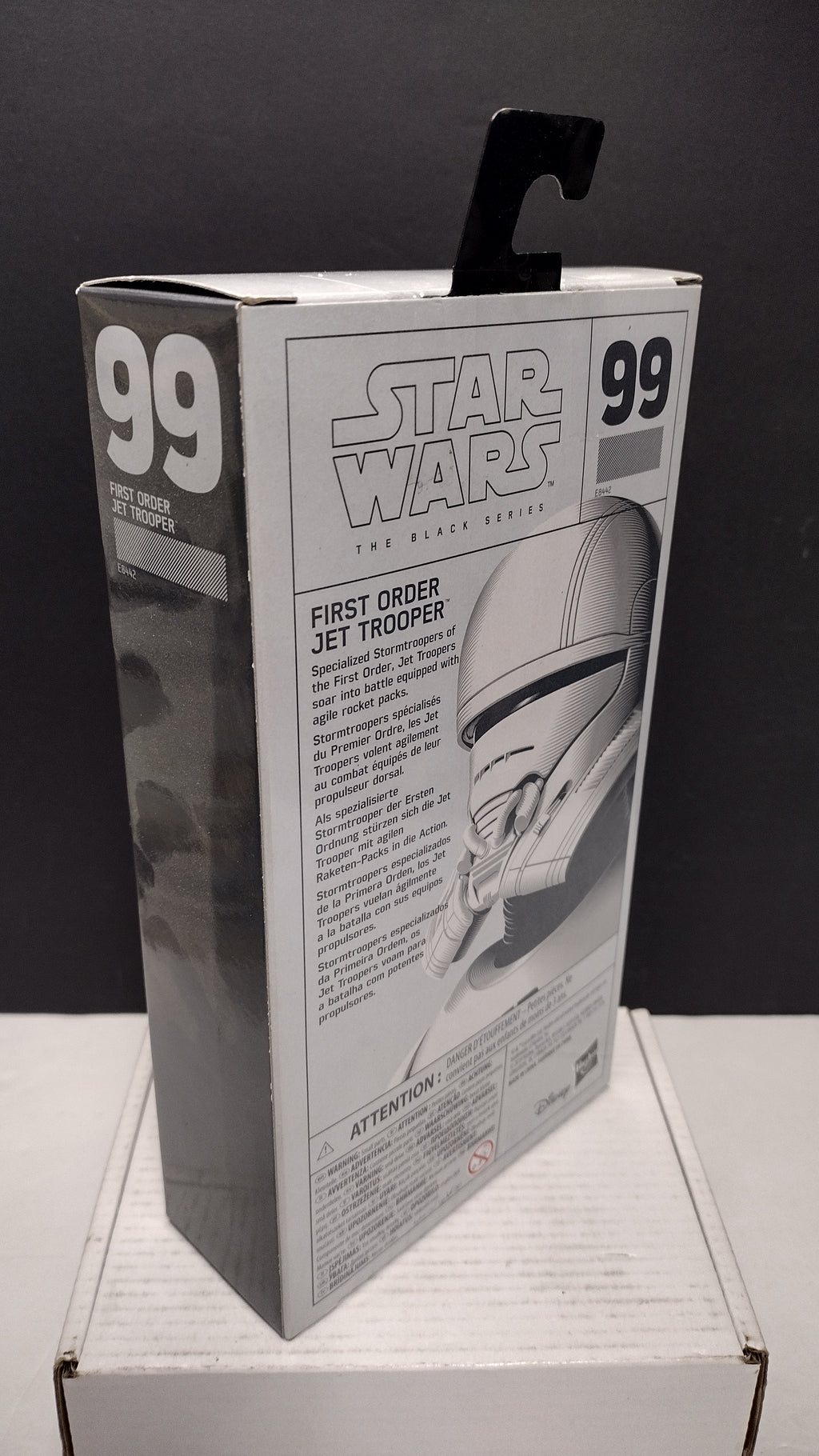 Hasbro Star Wars The Black Series First Order Jet Trooper Carbonized Collection 6" Action Figure (Walmart Exclusive - Brand New & Factory Sealed)