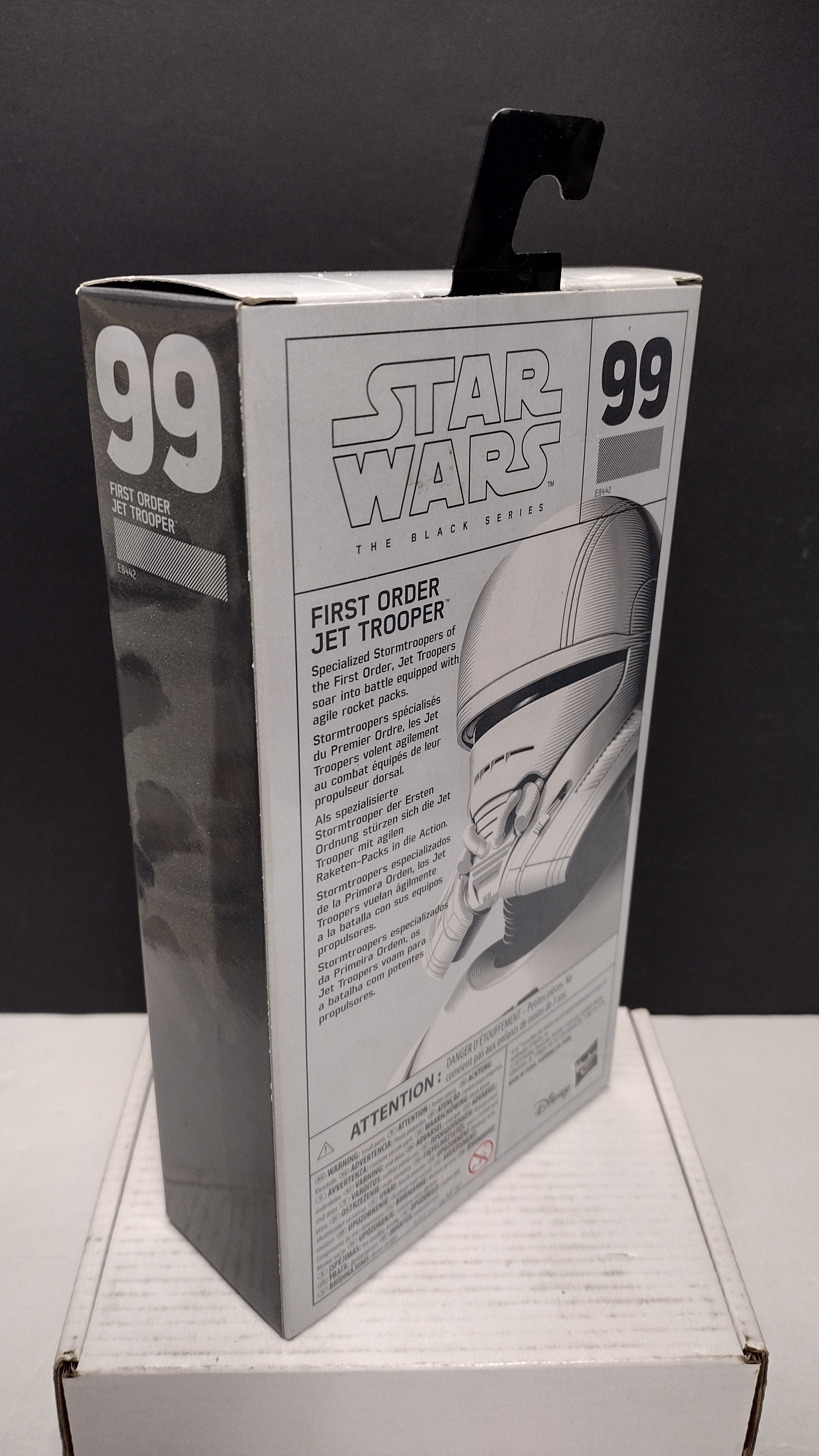 Hasbro Star Wars The Black Series First Order Jet Trooper Carbonized Collection 6" Action Figure (Walmart Exclusive - Brand New & Factory Sealed)