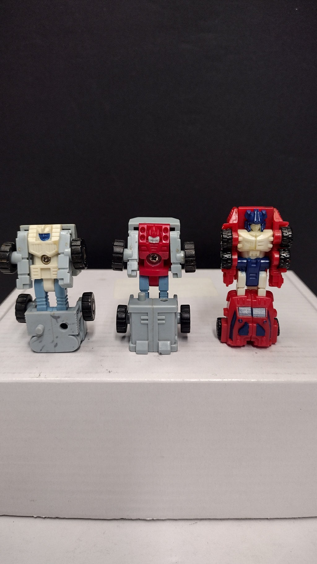 Vintage 1989 G1 Transformers: Micromasters Rescue Patrol & Space Patrol Lot – Loose 3 -Figure Assortment (Includes Red Hot, Barrage, and Heave)