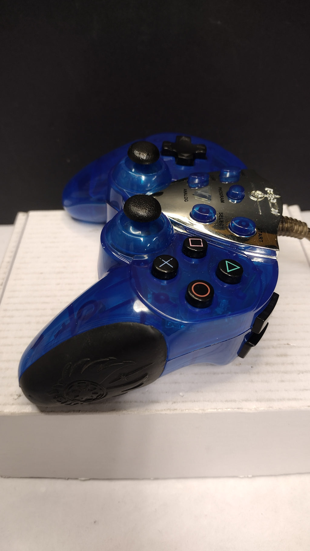 Intec Playstation 2- Star Wars Jedi-(Blue)  Wired Controller- TESTED