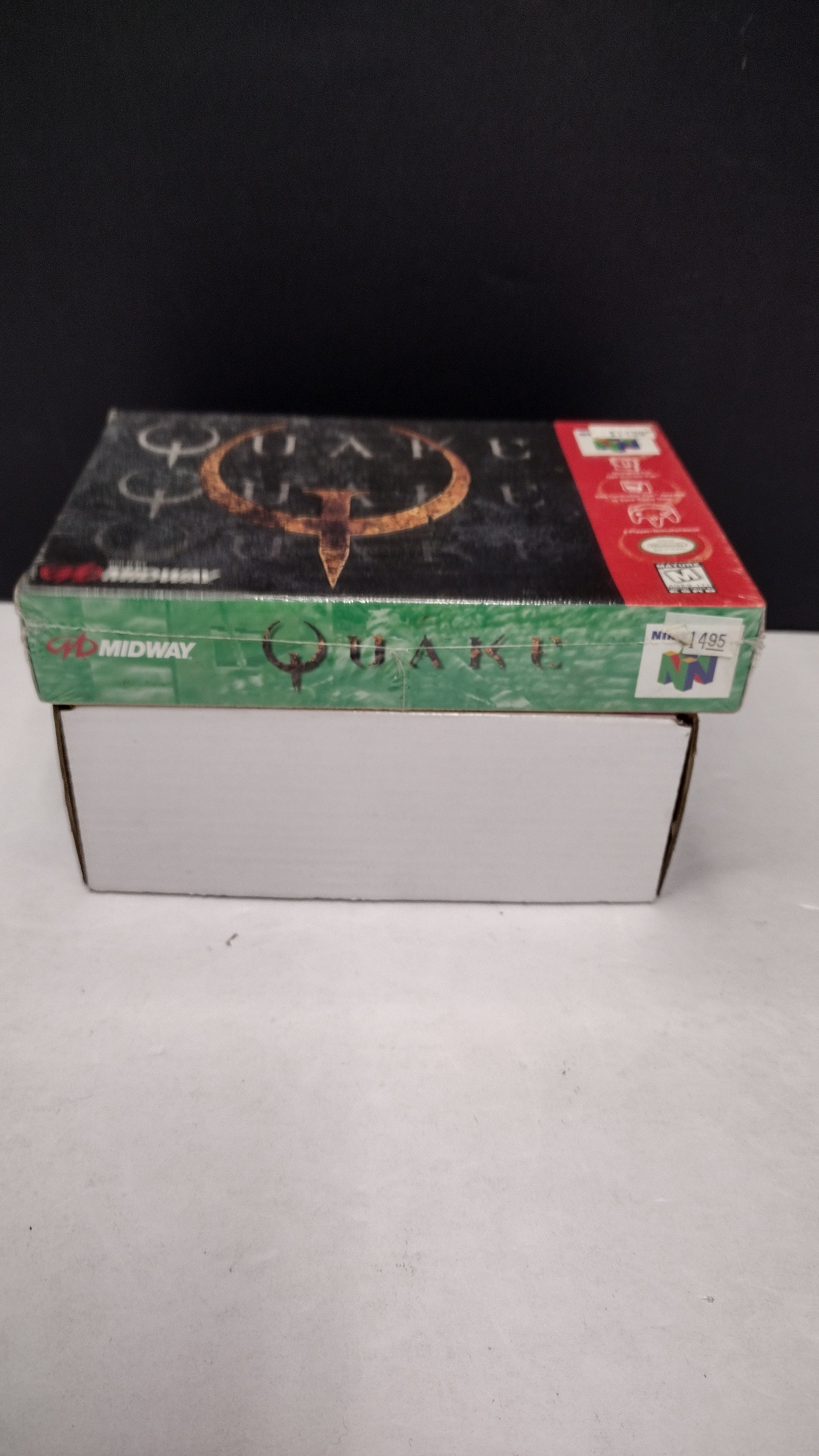 Vintage 1997 Nintendo 64 Quake Game (Complete & Factory Sealed in Box with Protector)