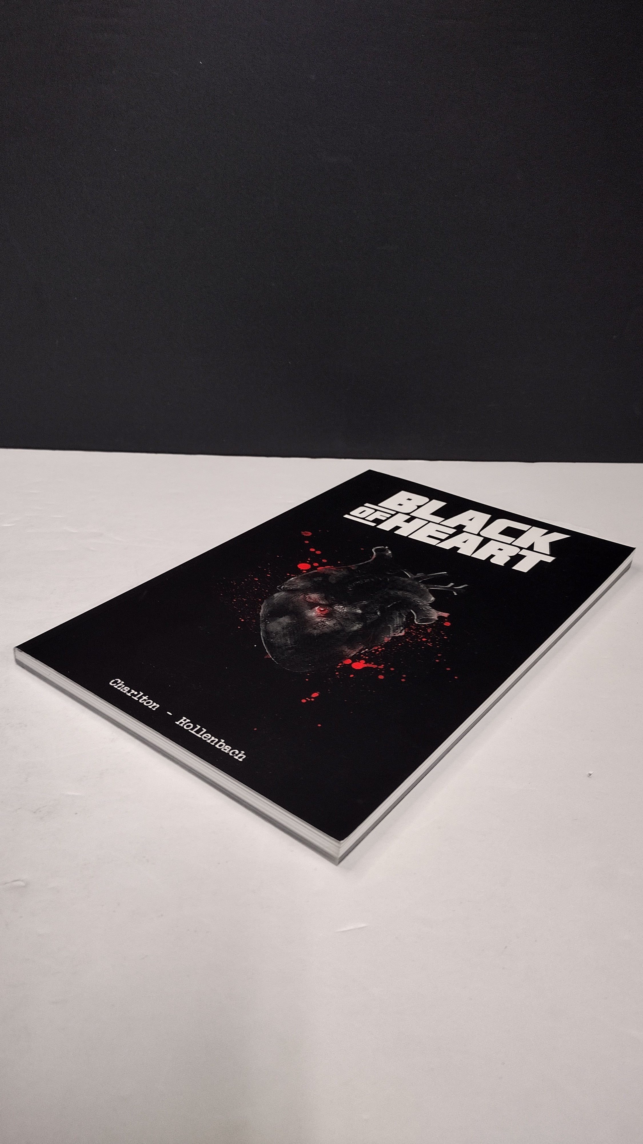 (MATURE) Black of Heart by Charlton Hollenbach – New Paperback