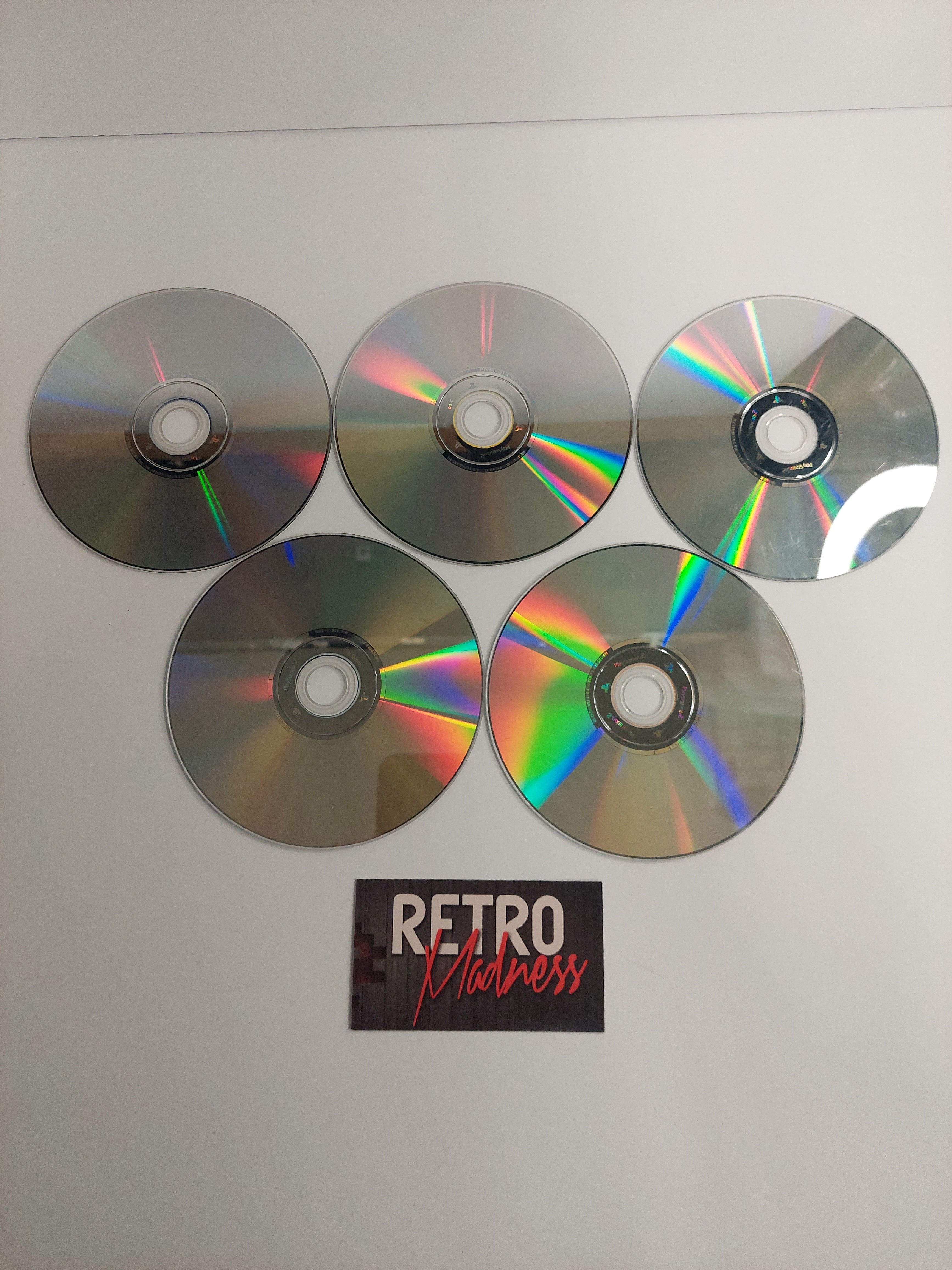Sony PlayStation 2 PS2 Game Discs ONLY Lot B – Retro Madness