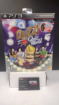 Buzz Quiz World Bundle PS3 Game Wireless Buzzers USB Dongle CIB