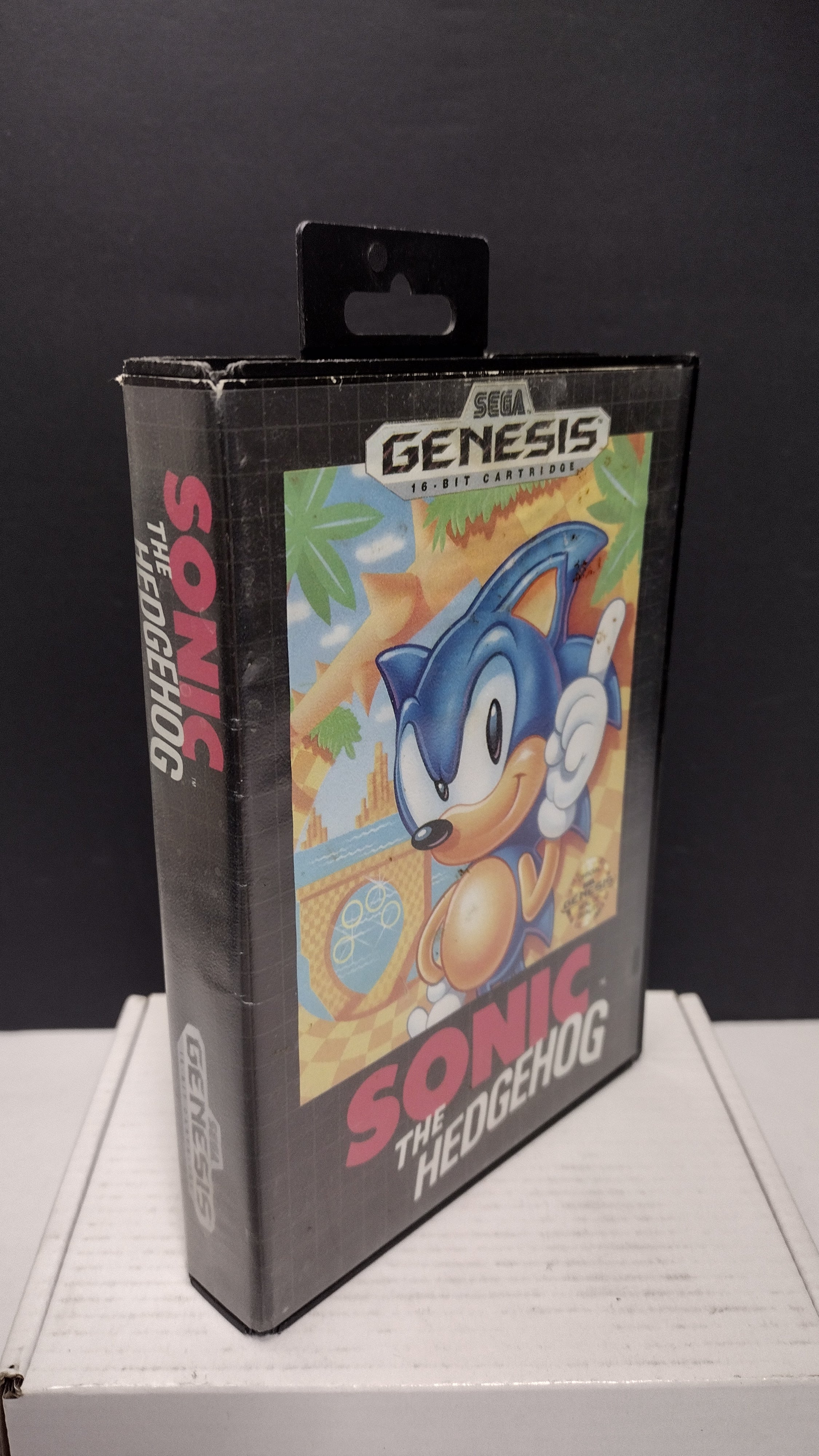 Vintage Sonic the Hedgehog Sega Genesis Box Only (No Game or Manual)