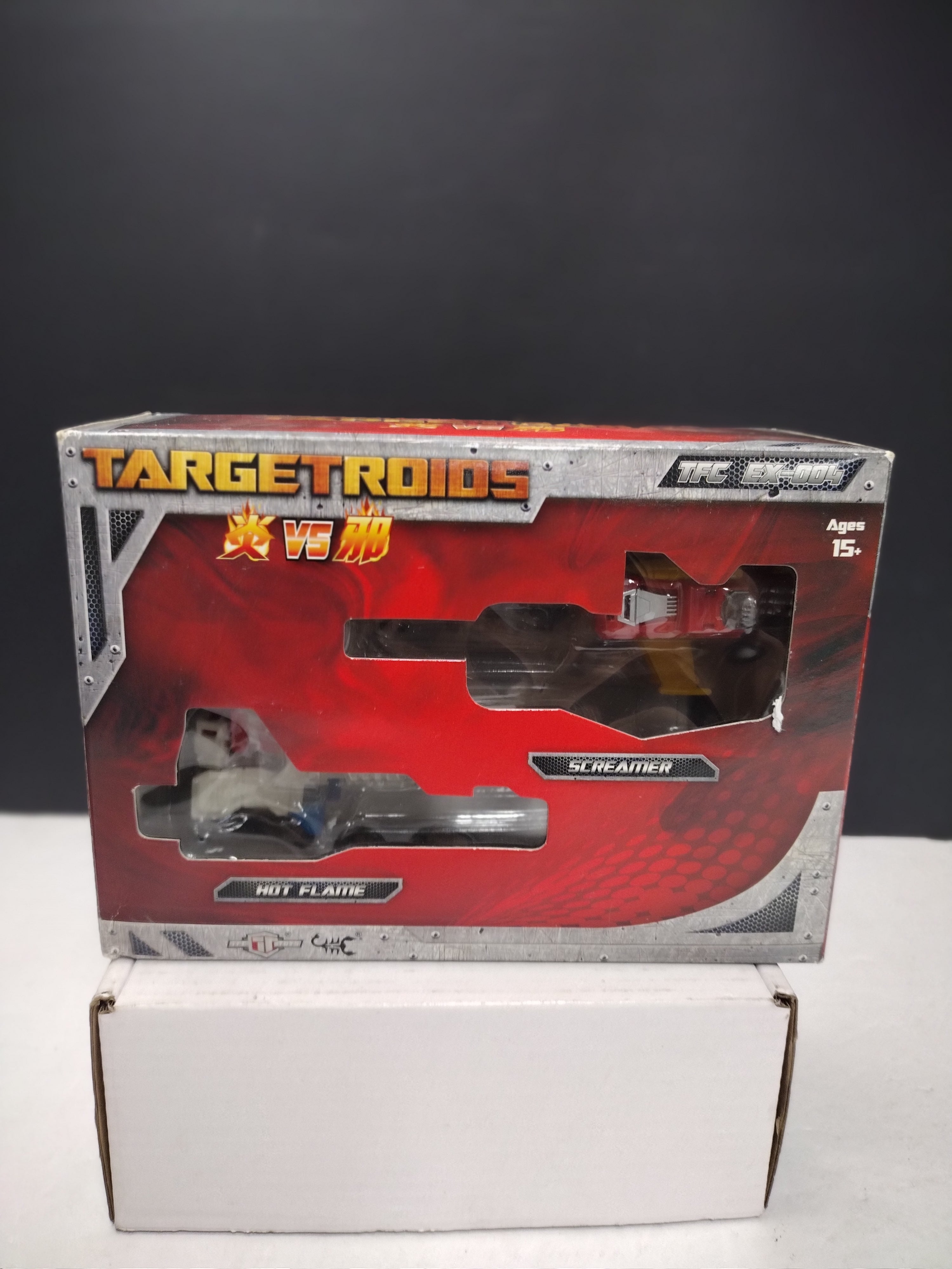 TFC Toys Targetroids EX-004 Screamer & Hot Flame 2-Pack (Open Box / Complete)