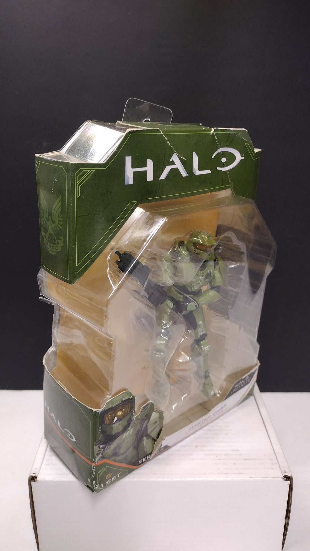Halo Infinite Series 2 Master Chief 4" Action Figure with Assault Rifle NIB