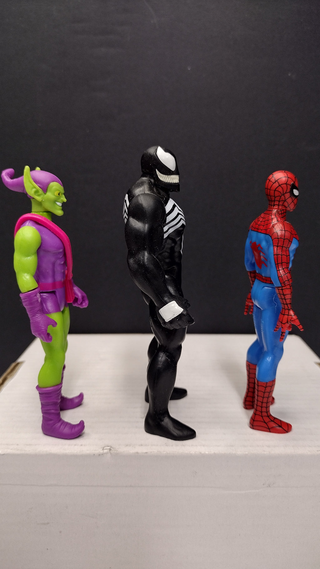 Marvel Legends Retro Collection: Spiderman – Lot D - Spiderman, Goblin and Symbiote Spiderman (Loose)