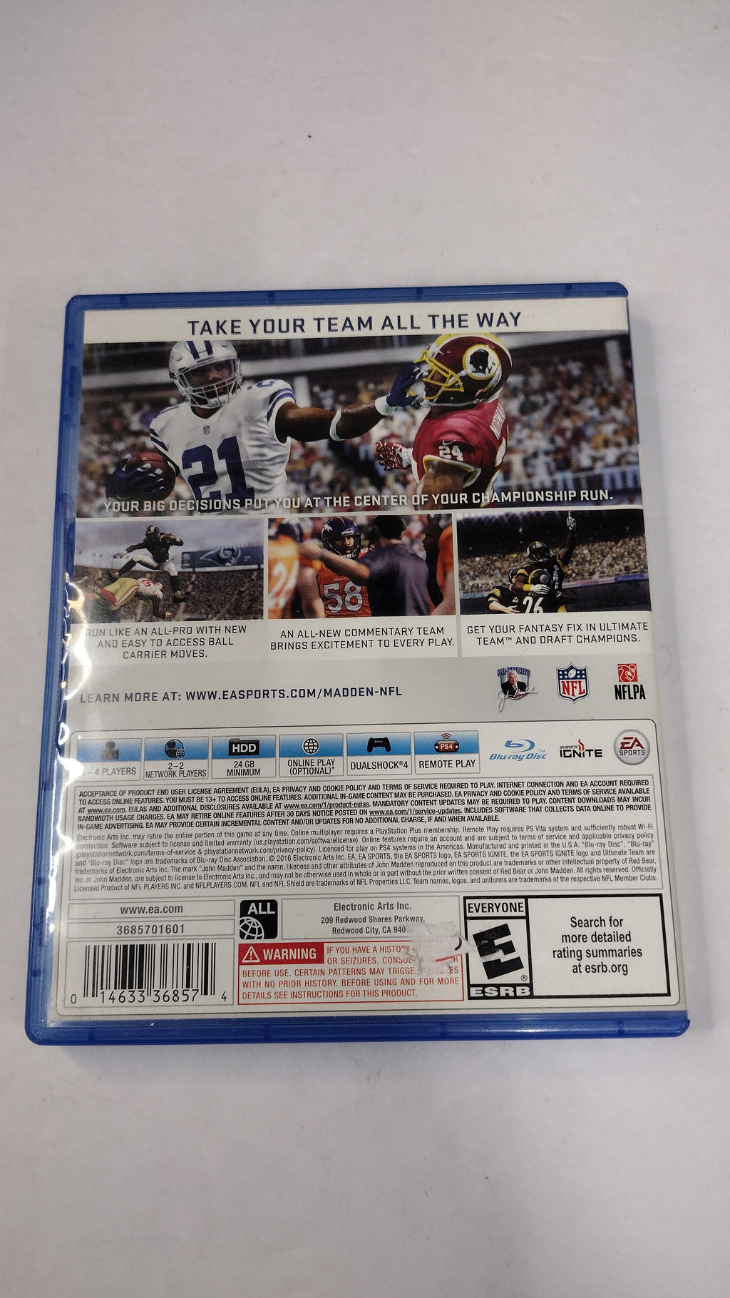 Sony PlayStation 4: Madden NFL 17