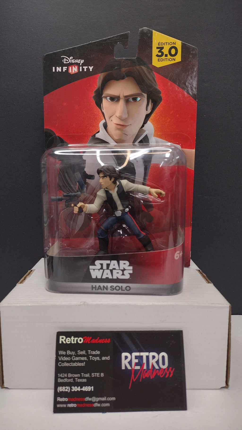 Disney Infinity 3.0 Star Wars: Han Solo Figure – New/Factory Sealed