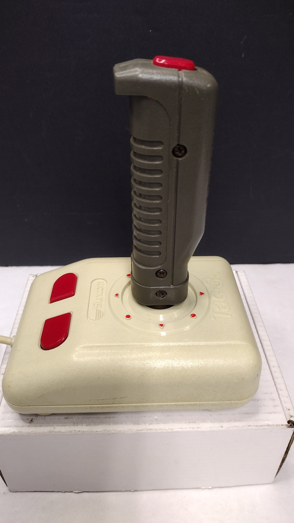 Suncom Tac-3 Joystick Controller Commodore 64 Amiga Atari Untested