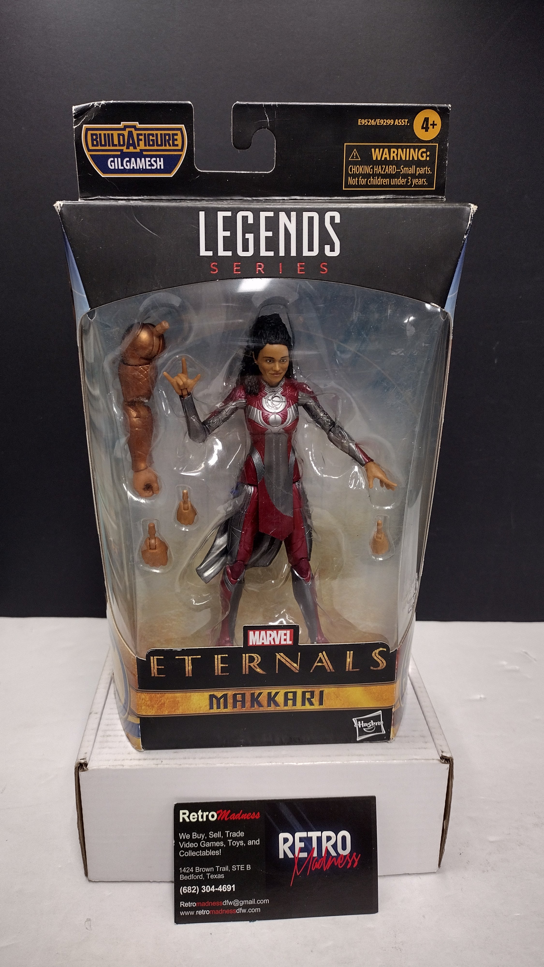 Marvel Legends Series MCU Makkari 6-Inch Action Figure (Hasbro Eternals Gilgamesh BAF Wave - Brand New Sealed)