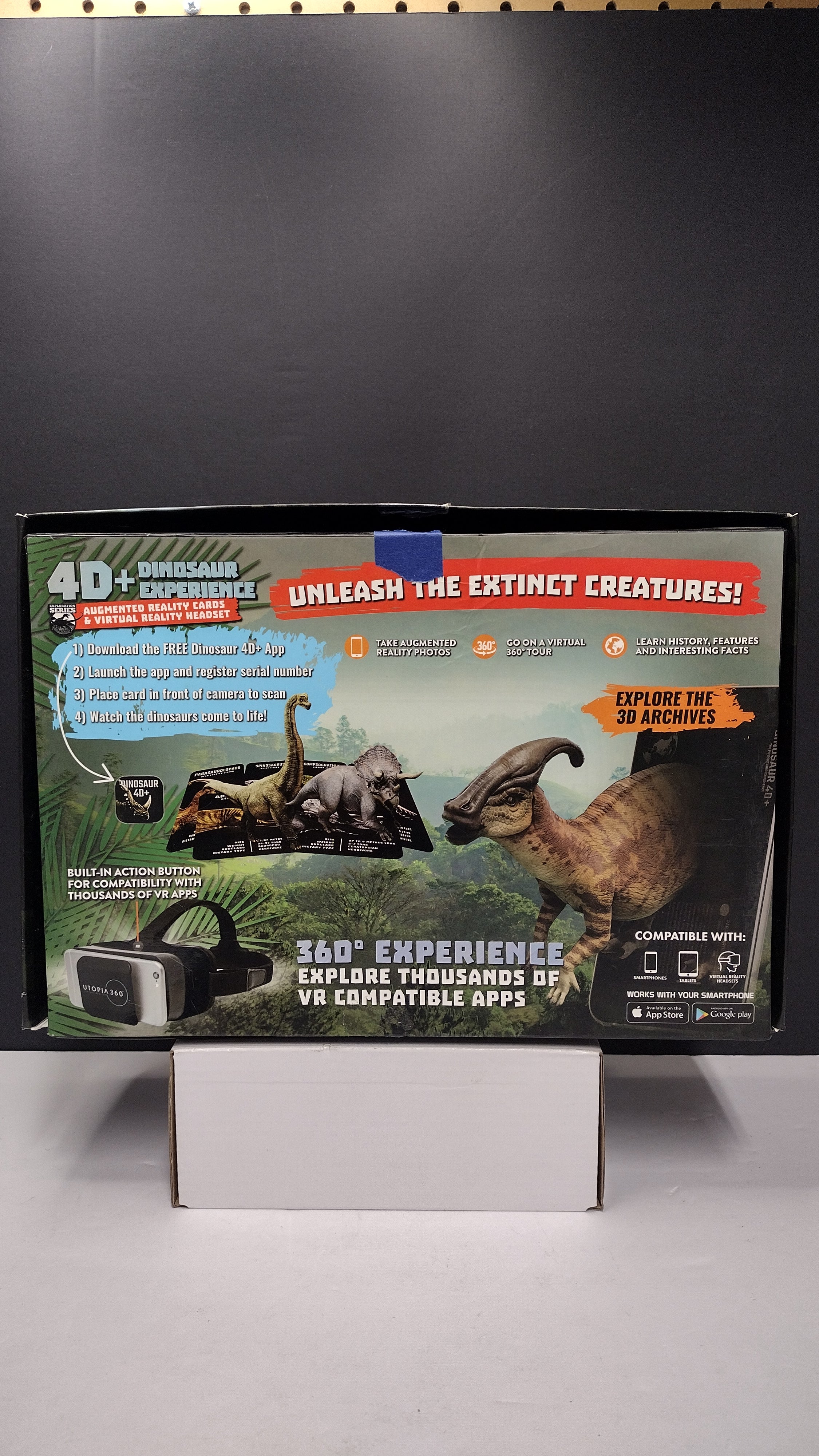 4D+ Dinosaur Experience VR Headset – STEM-Based Education Series (Tested)