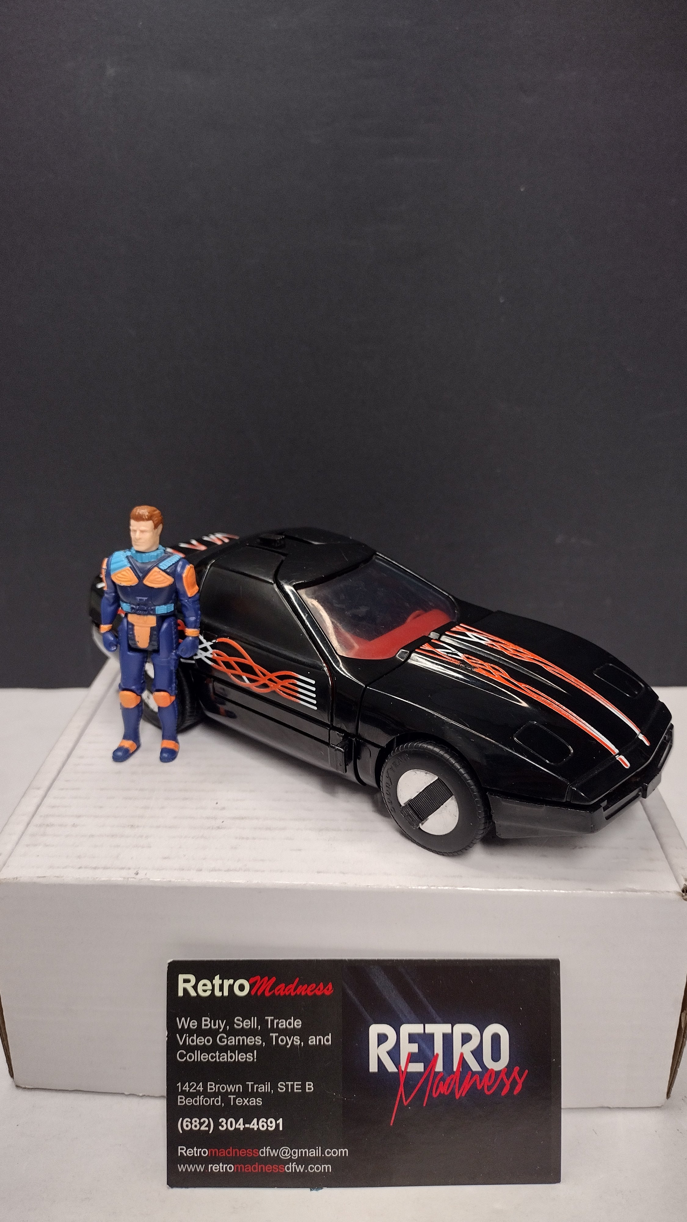 Vintage 1986 Kenner M.A.S.K. Series 2 Raven & Calhoun Burns (Loose / Incomplete)