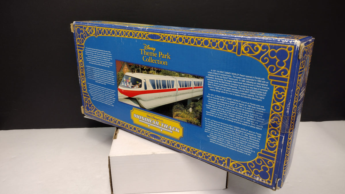 Disney Monorail Curved Track Extension Set 4 Beams 4 Supports Sealed Box