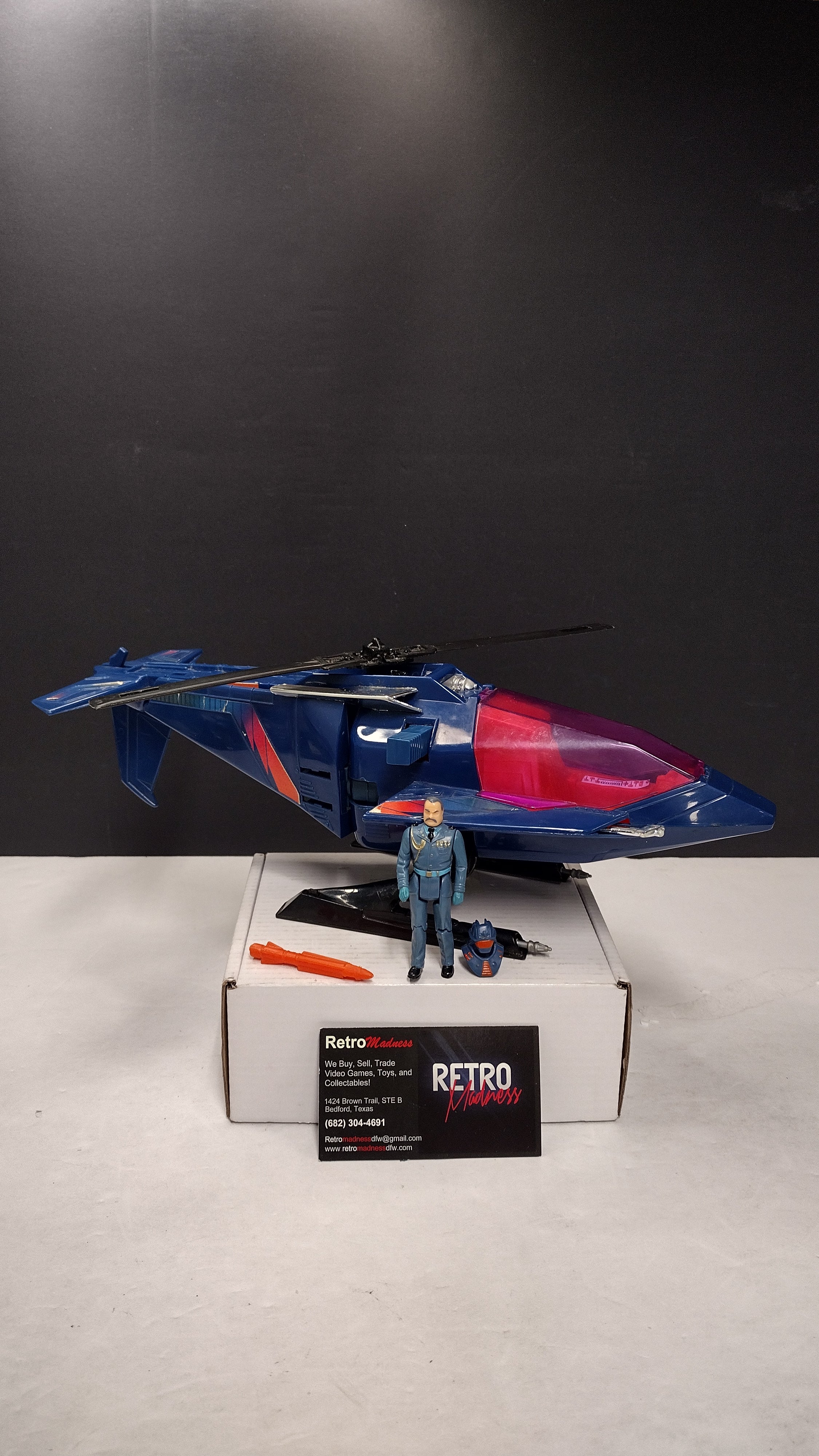 Vintage 1985 Kenner M.A.S.K. Series 1 Switchblade & Miles Mayhem (Loose / 100% Complete)