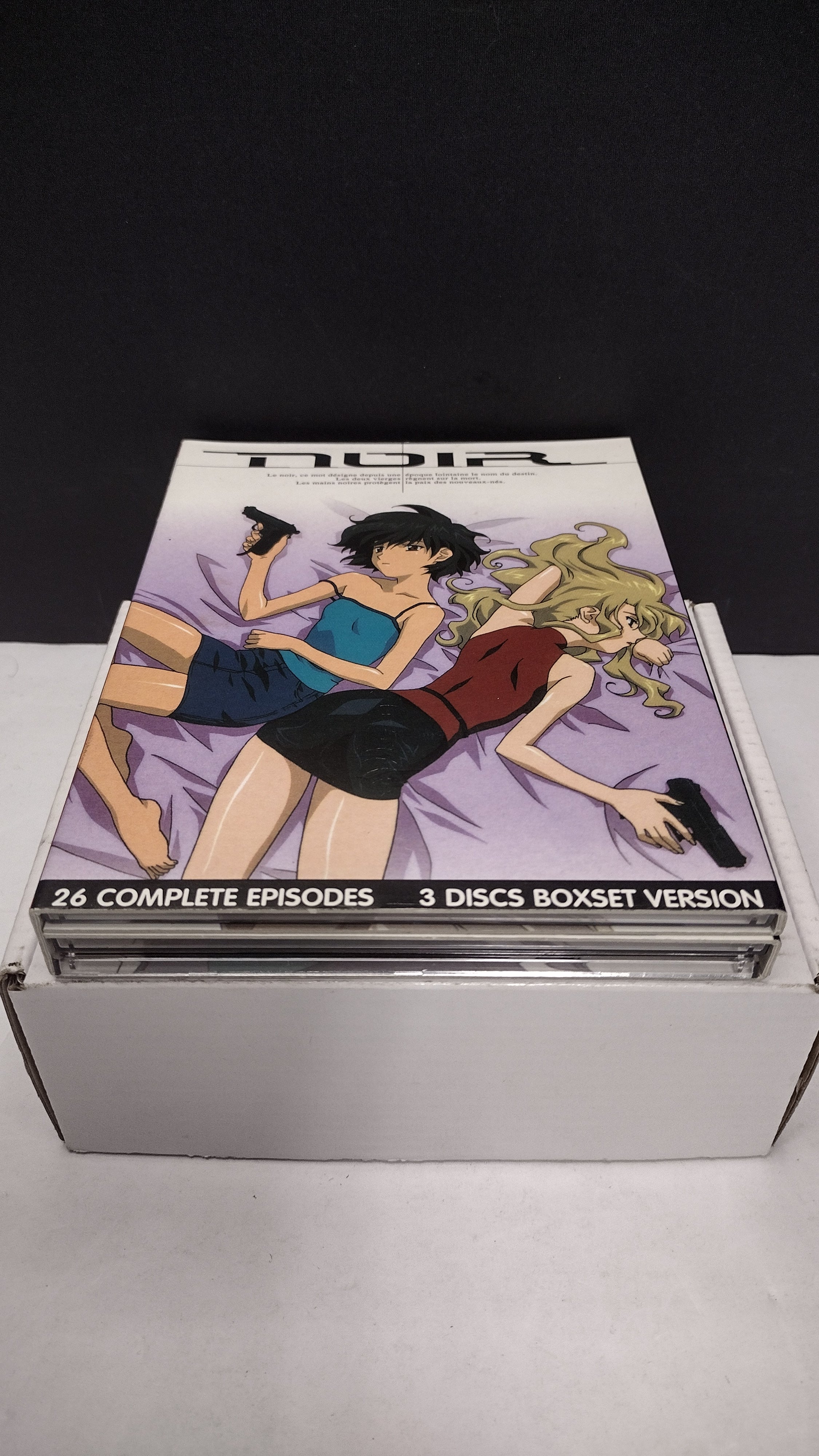 Noir: The Complete Collection Anime Box Set (3-Disc Set - 26 Complete Episodes, Pre-Owned)
