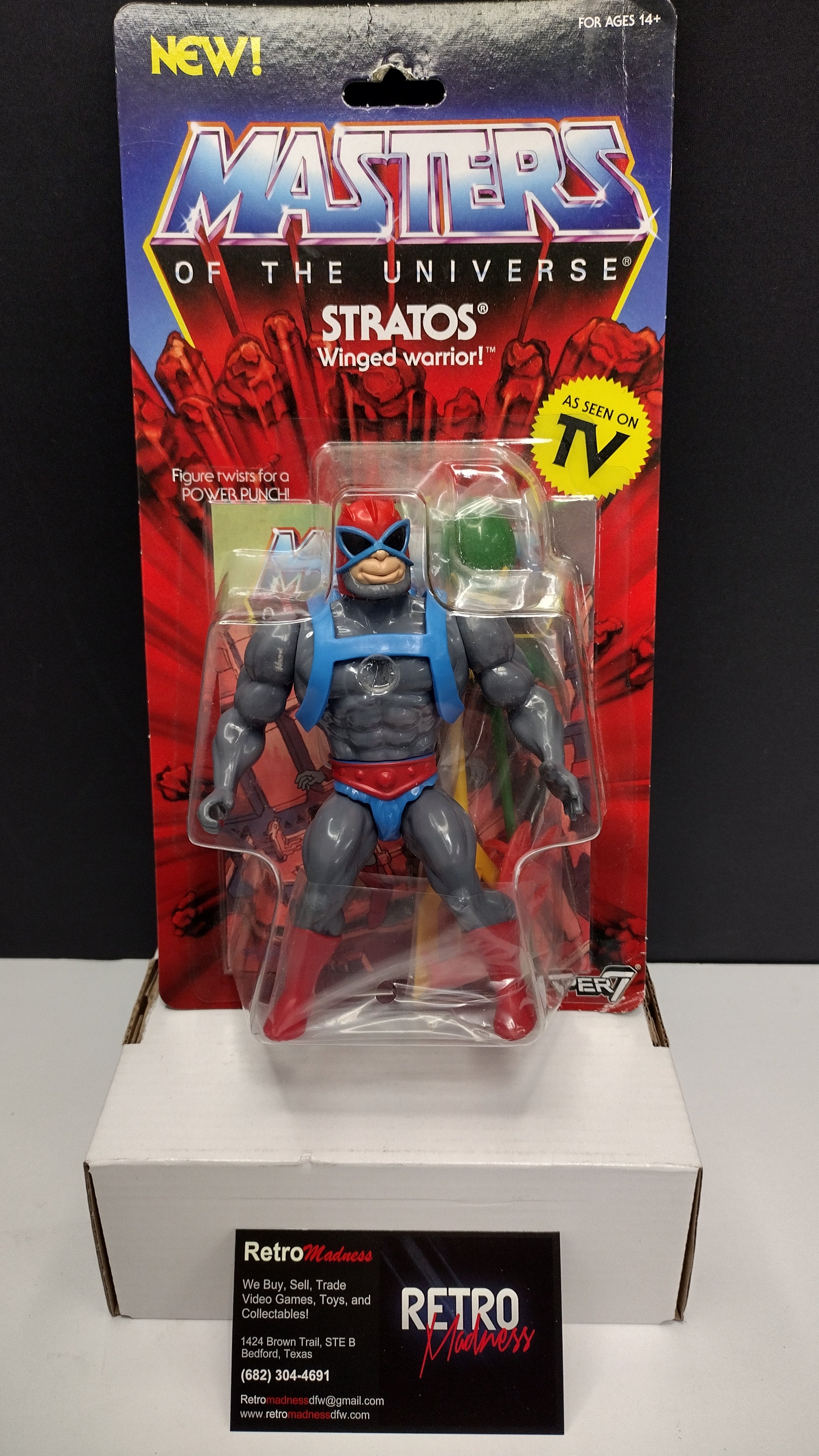 Masters of the Universe Classics: Stratos (Super7) – Collector’s Choice Edition – Factory Sealed