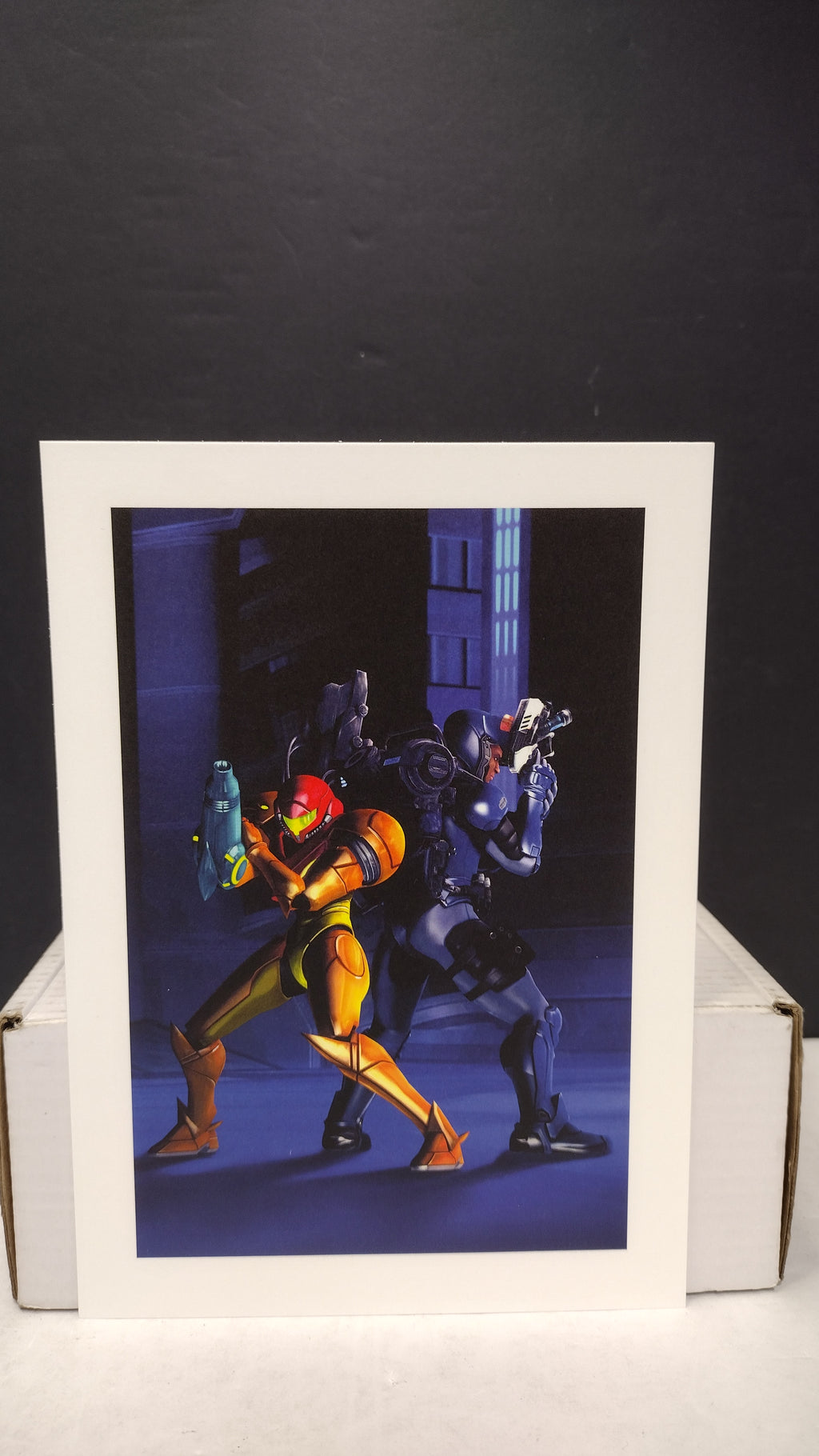 Vintage Metroid Other M Art Folio Art Book with Black Case & 16 Cards Nintendo