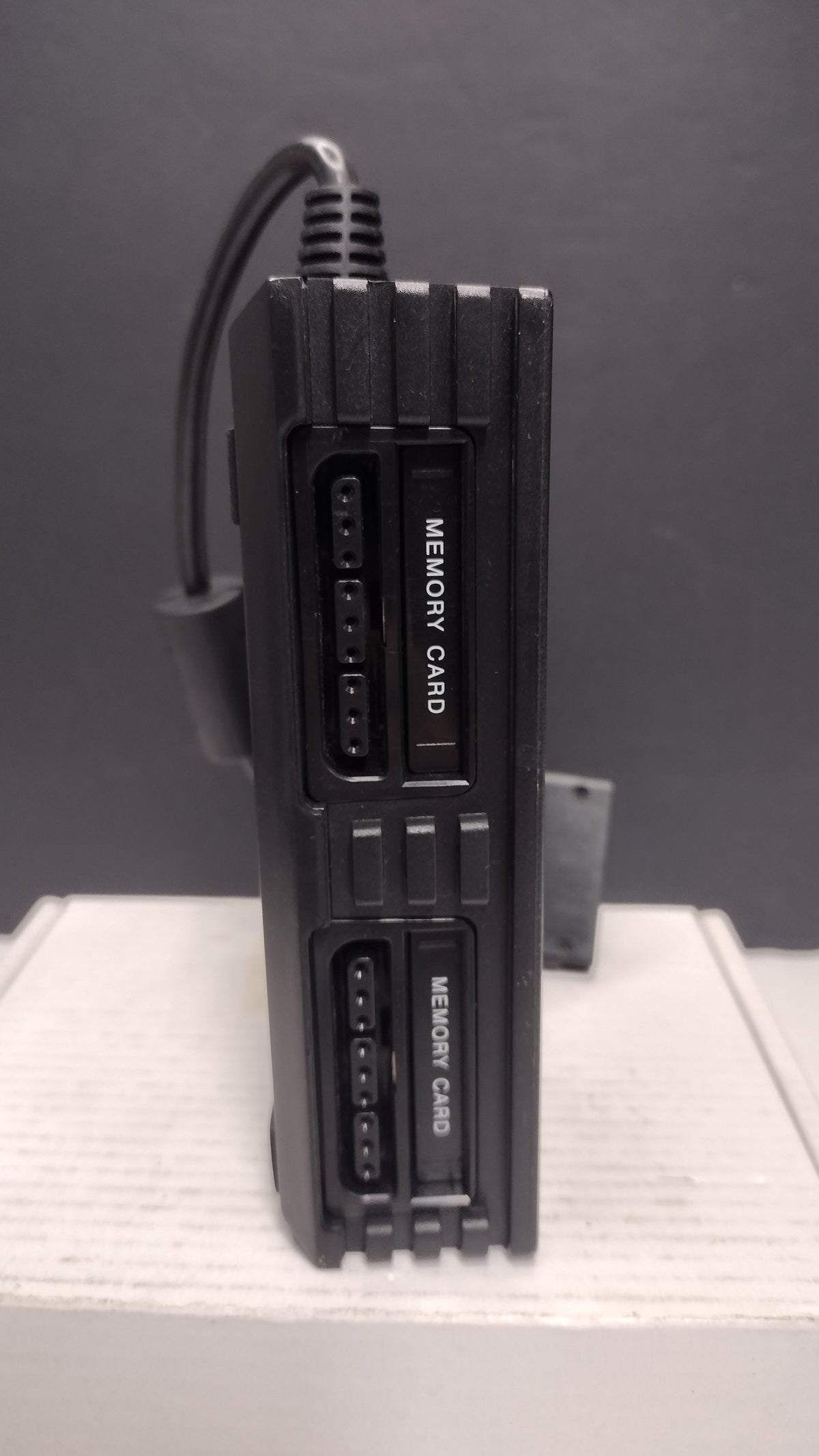 PS2 Multi-Player- Multitap Adapter- Unbranded- PSII Black Console- Tested