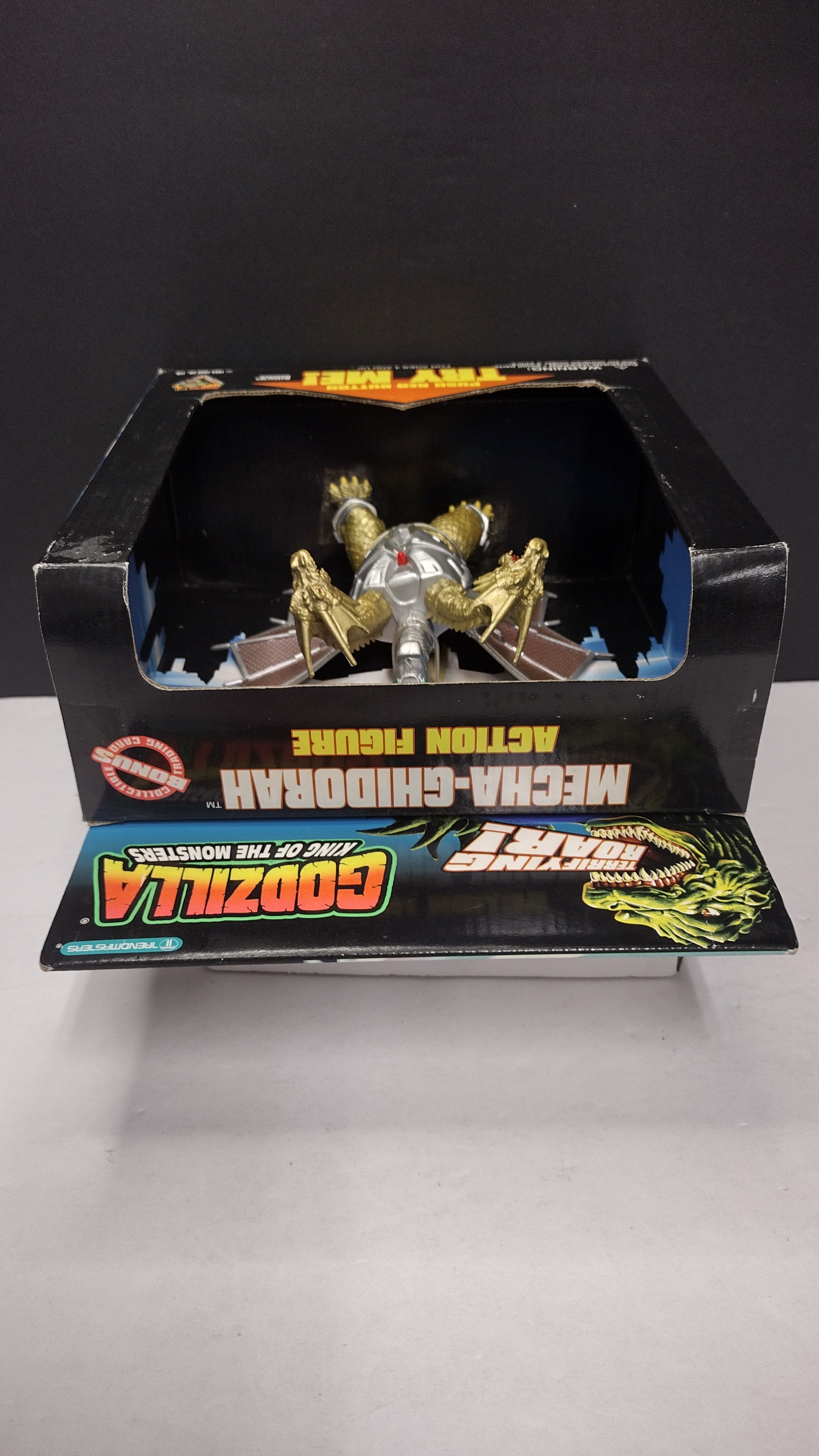 Vintage 1994 Trendmasters: Godzilla King of the Monsters – Mecha-Ghidorah Electronic Action Figure • Brand New / Factory Sealed in Original Box