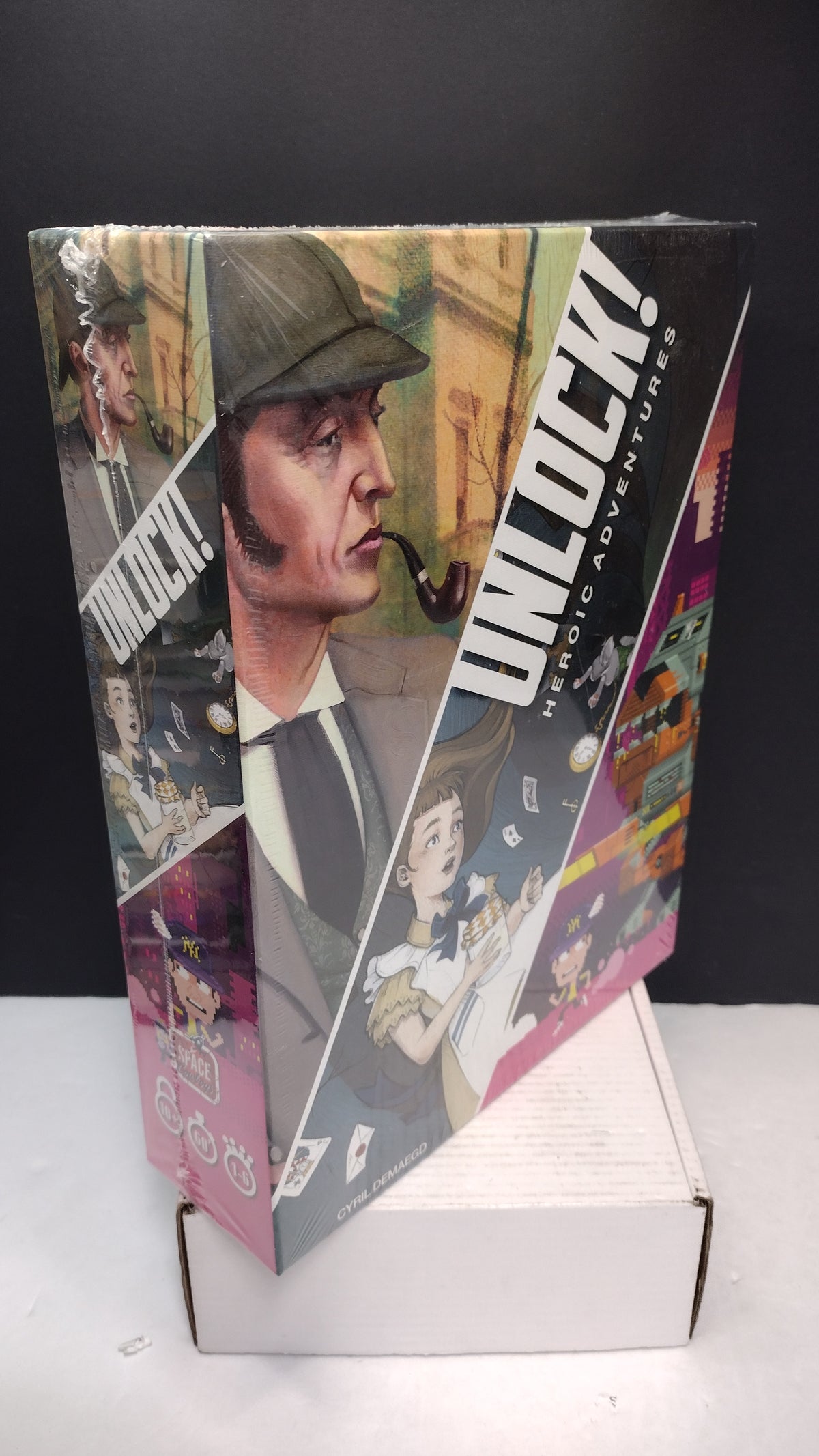 Unlock! Heroic Adventures Escape Room Board Game 3-in-1 Box Set New Sealed