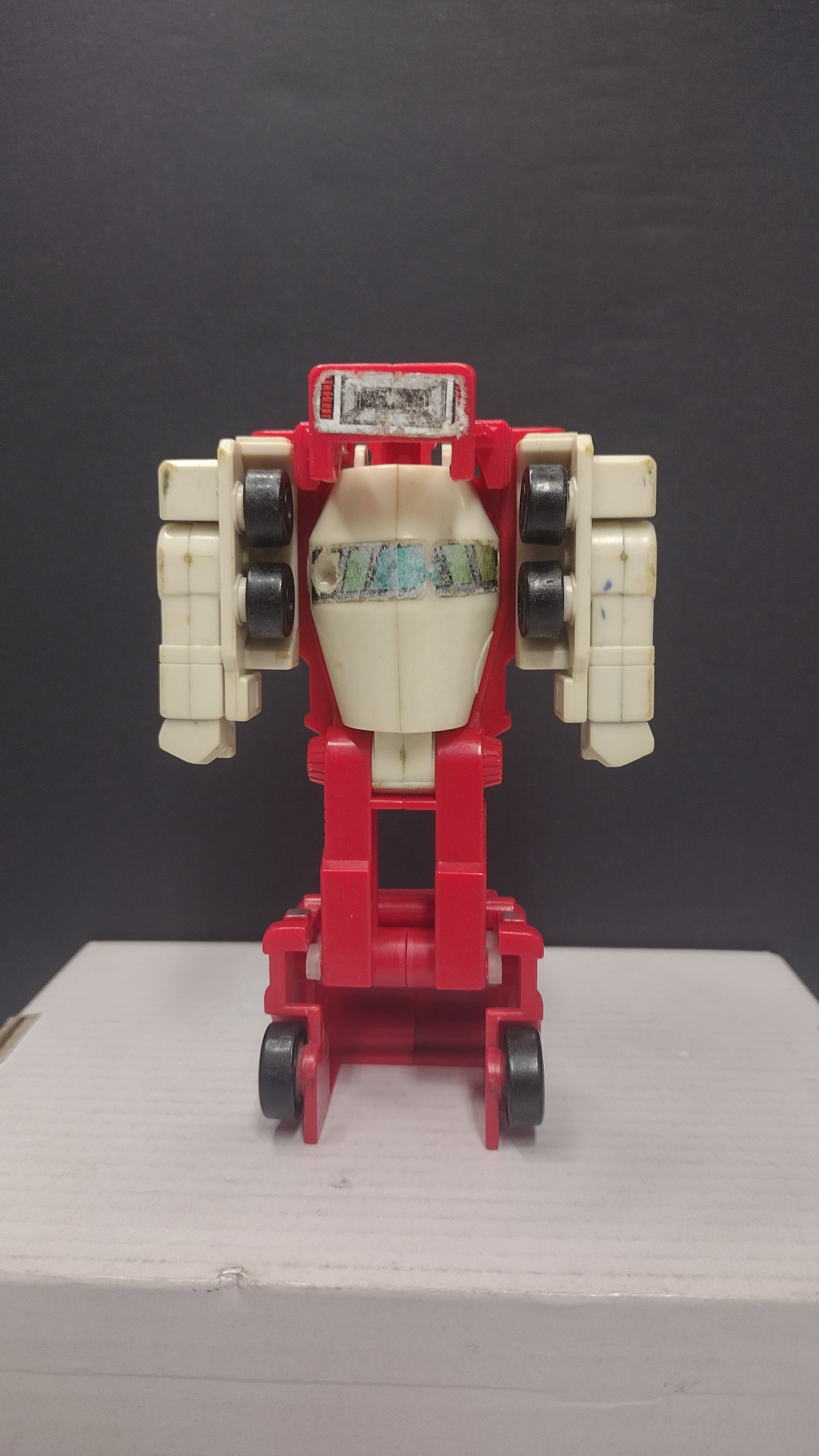 Vintage 1987 G1 Transformers: Targetmasters Quickmix Action Figure – Loose Autobot (Non-Mint / Parts & Restoration / Missing Targetmasters)
