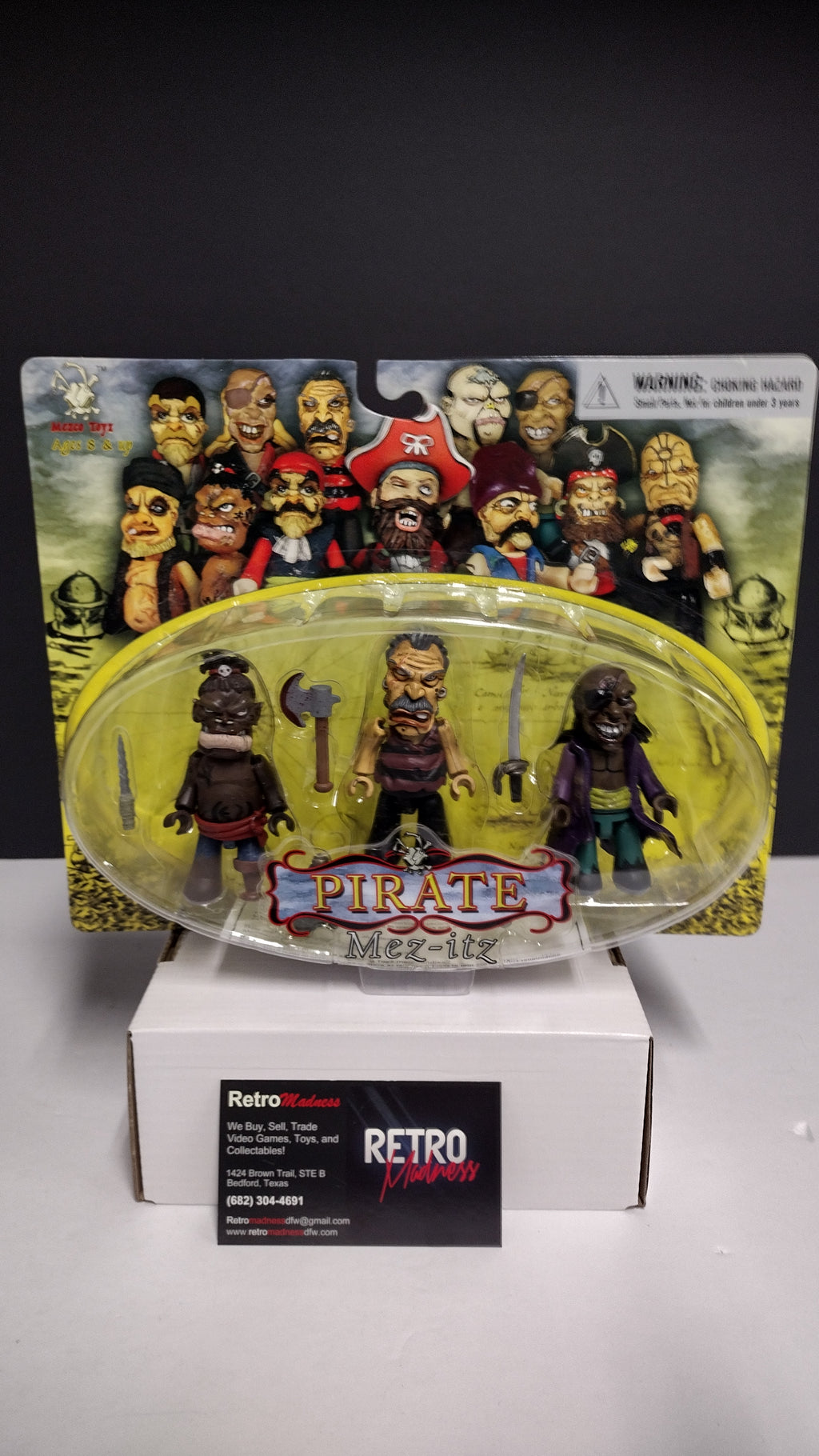 Vintage 2005 Mezco Toyz: Pirate Mez-itz (Unused/Deadstock)