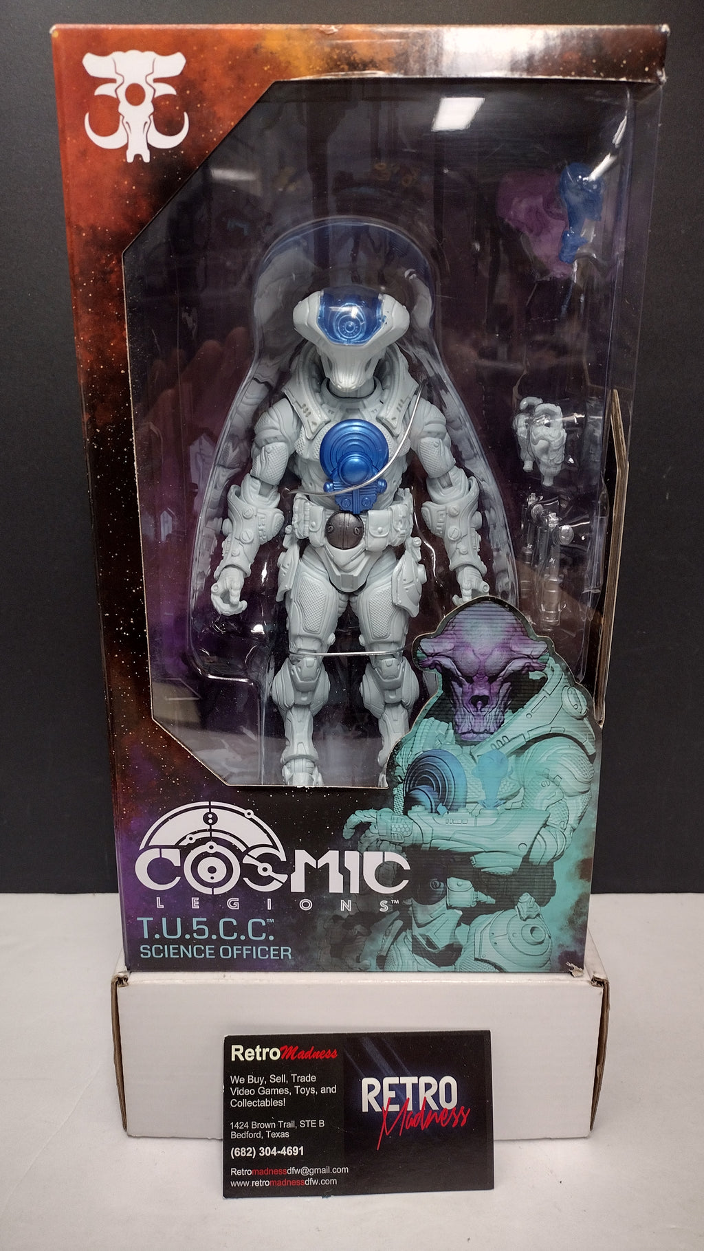 Four Horsemen Cosmic Legions T.U.5.C.C. Science Officer Action Figure (Sealed in Box)