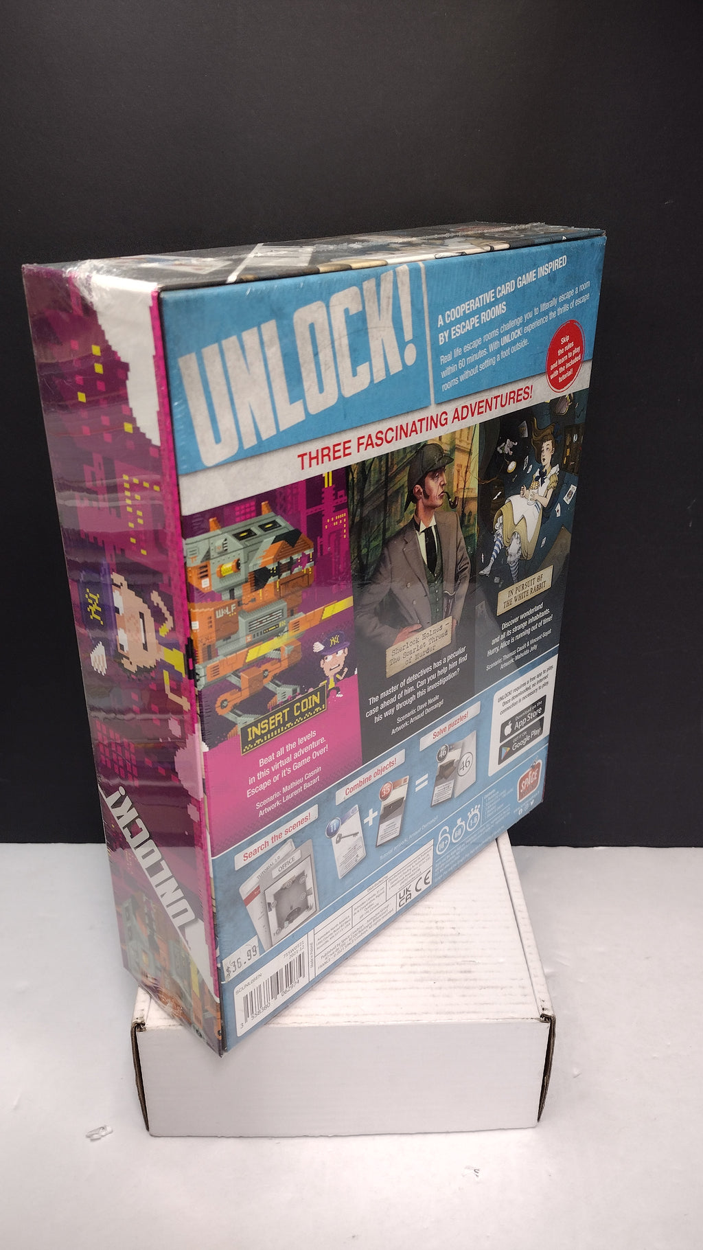 Unlock! Heroic Adventures Escape Room Board Game 3-in-1 Box Set New Sealed