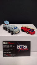 Vintage 1989 G1 Transformers: Micromasters Rescue Patrol & Space Patrol Lot – Loose 3 -Figure Assortment (Includes Red Hot, Barrage, and Heave)