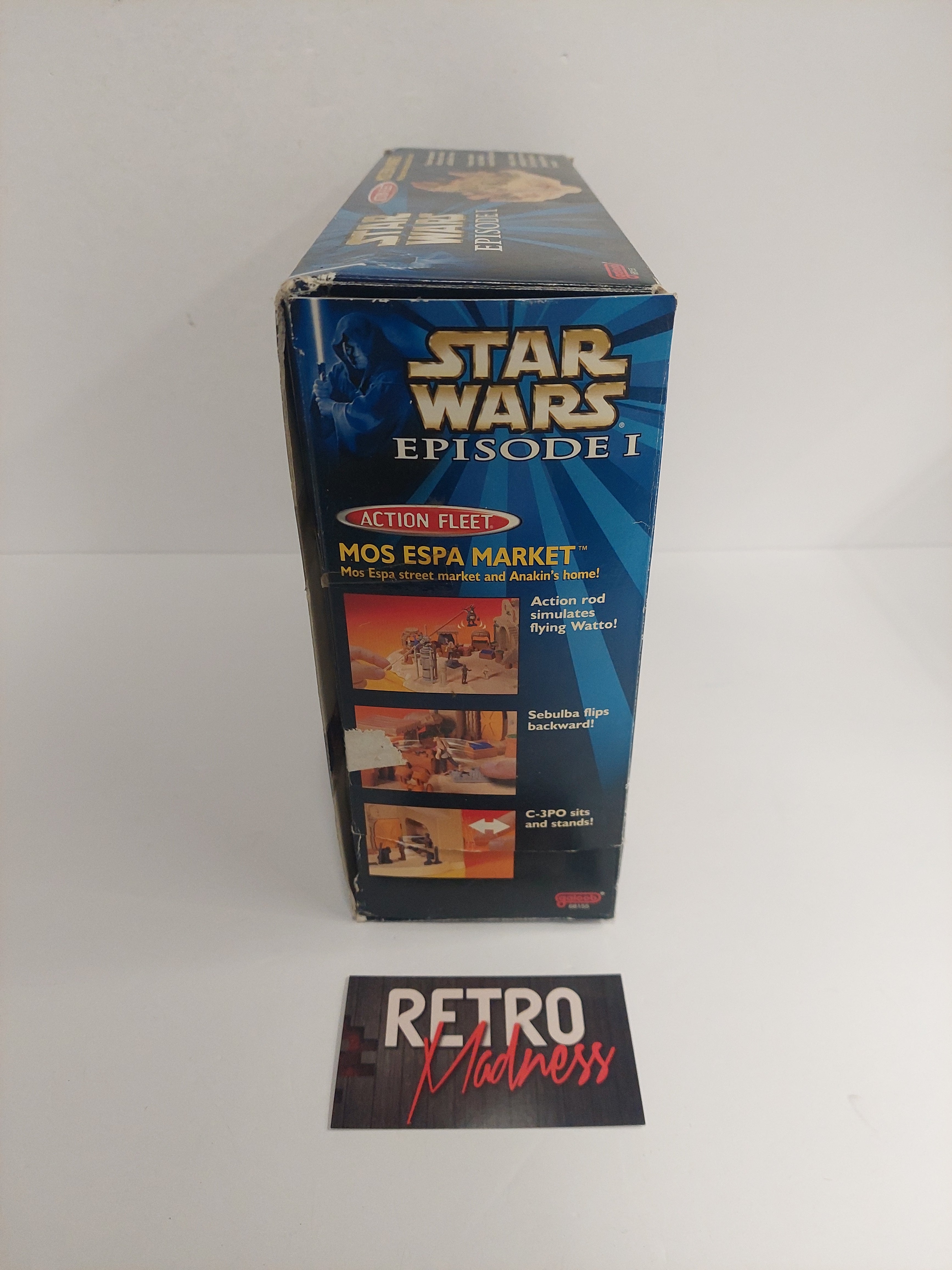 Vintage Star Wars Episode I Action Fleet Mos Espa Market Box ONLY