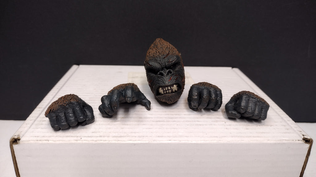 King Kong Skull Island Ultimate Custom Parts Lot Bloody Head & 4 Hands
