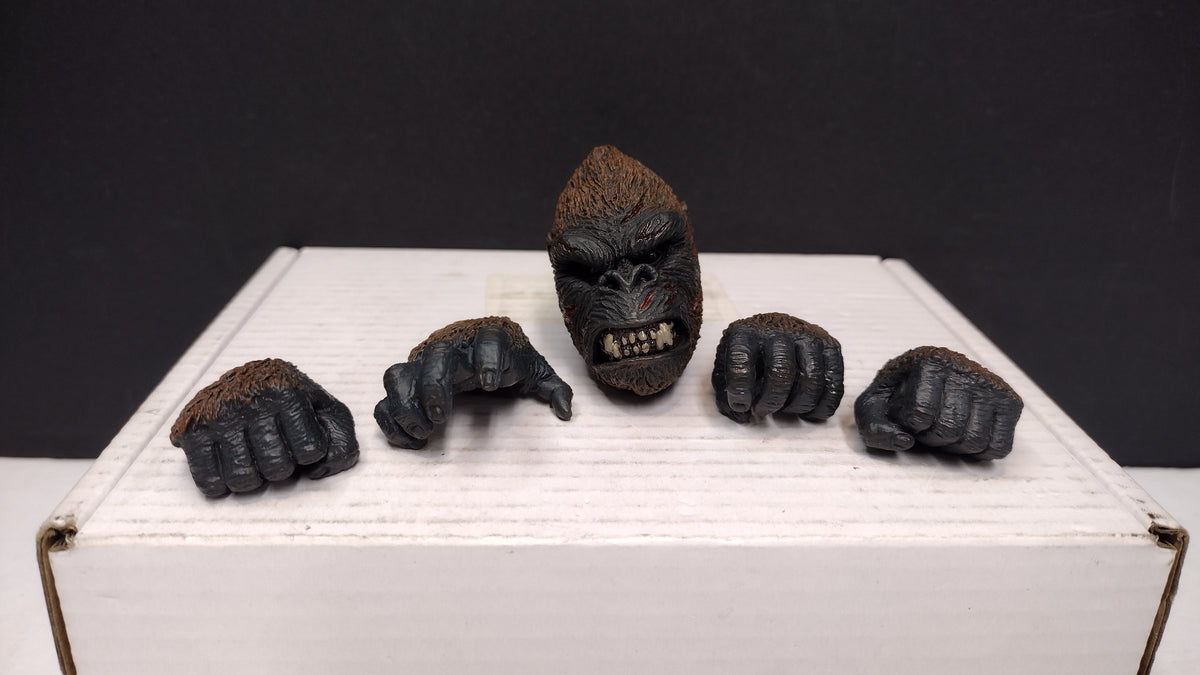 King Kong Skull Island Ultimate Custom Parts Lot Bloody Head & 4 Hands