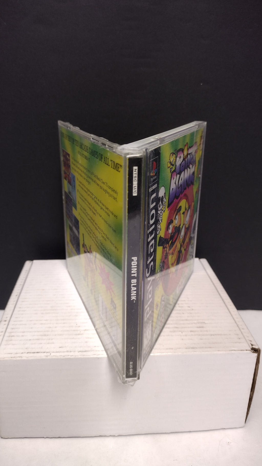 Sony PlayStation Point Blank Original Jewel Case & Manual ONLY - No Game
